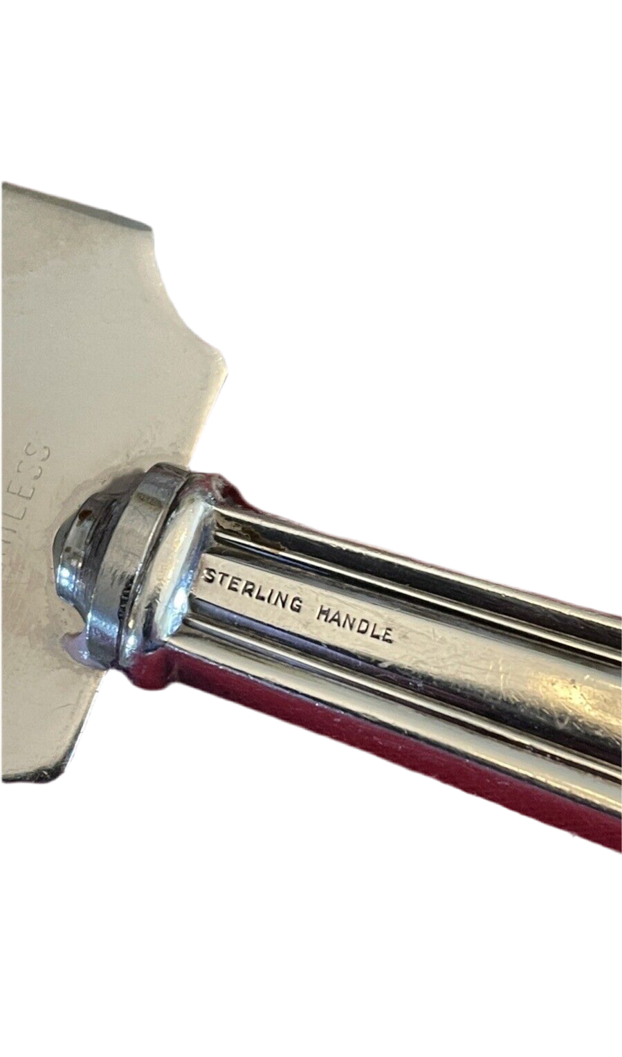 Pie Server Slicer Serrated Edge Sterling Silver Handle