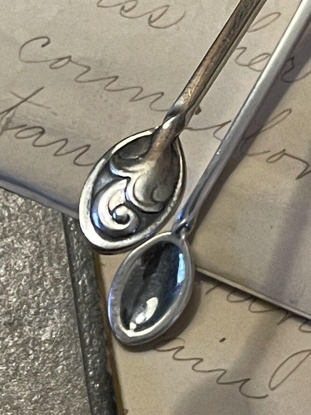Sterling Sugar Tongs Nips Denmark NO MONOGRAM Cohr