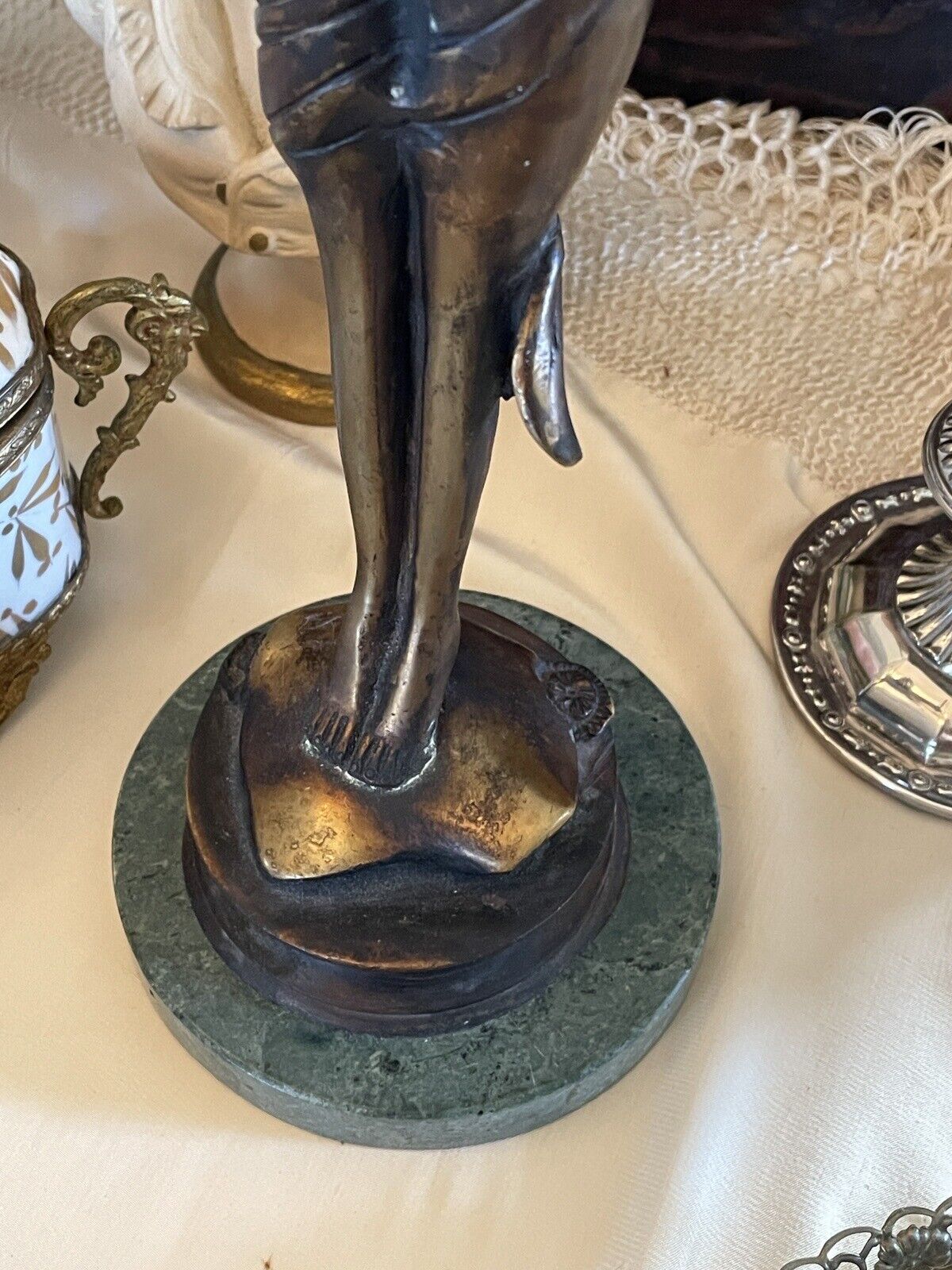 Bronze Fairy Figurine After Paul Armand Bayard De La Vingtrie "Enchanted Spirit"