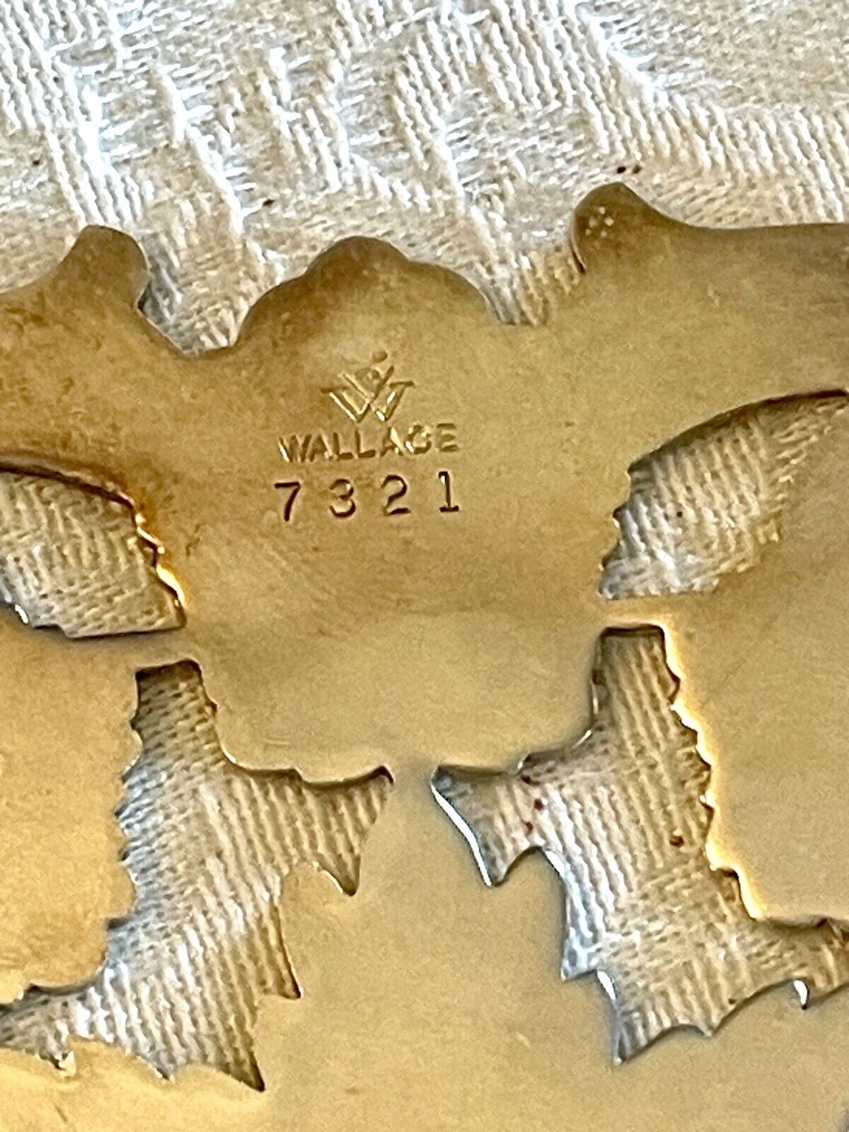 Trivet Reticulated & Chased By WALLACE Silverplated Substantial