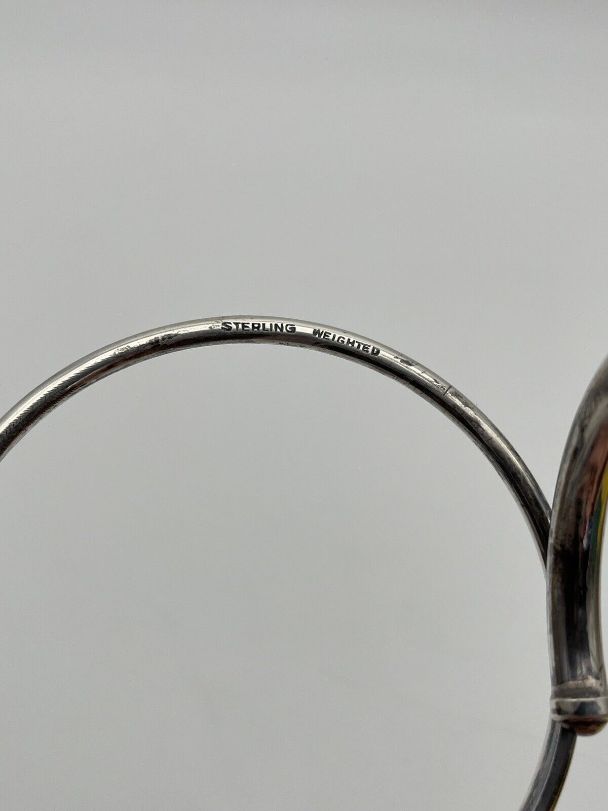 Vintage Sterling Silver Condiment Or Jam Jar Holder Weighted