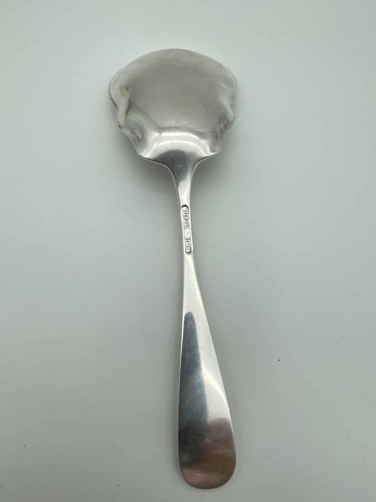 Vintage Stieff Rose Flatware Sterling Silver .925 Salad SERVING Spoon 8"