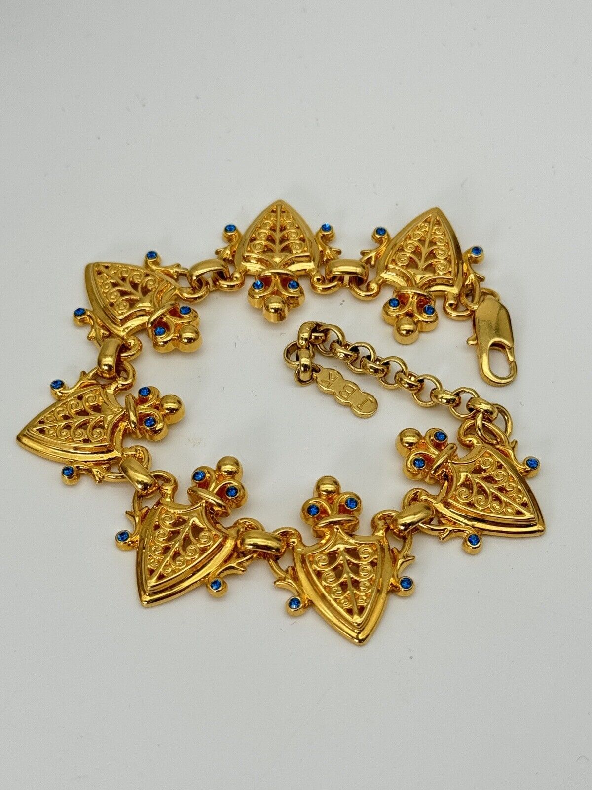 Jaqueline Kennedy Collection Bracelet French Herald JBK Camrose & Kross 7” + 2”