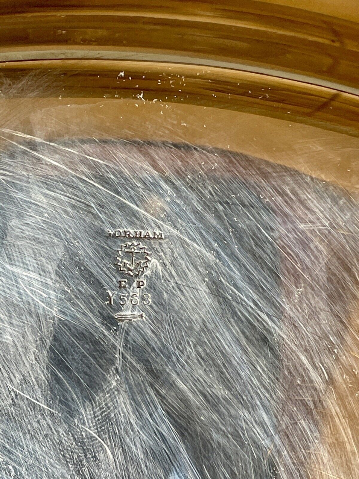 Silverplate Oval Open Serving Dish Gorham Chippendale