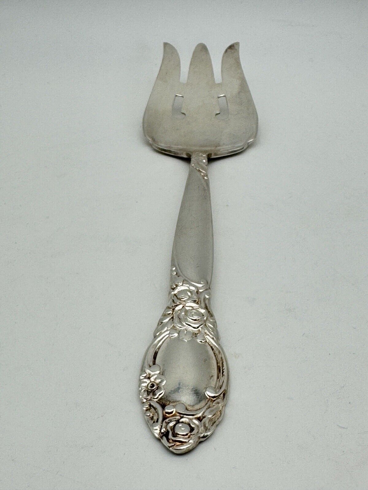 Ballad / Country Lane silverplate oneida Cold Meat Serving Fork
