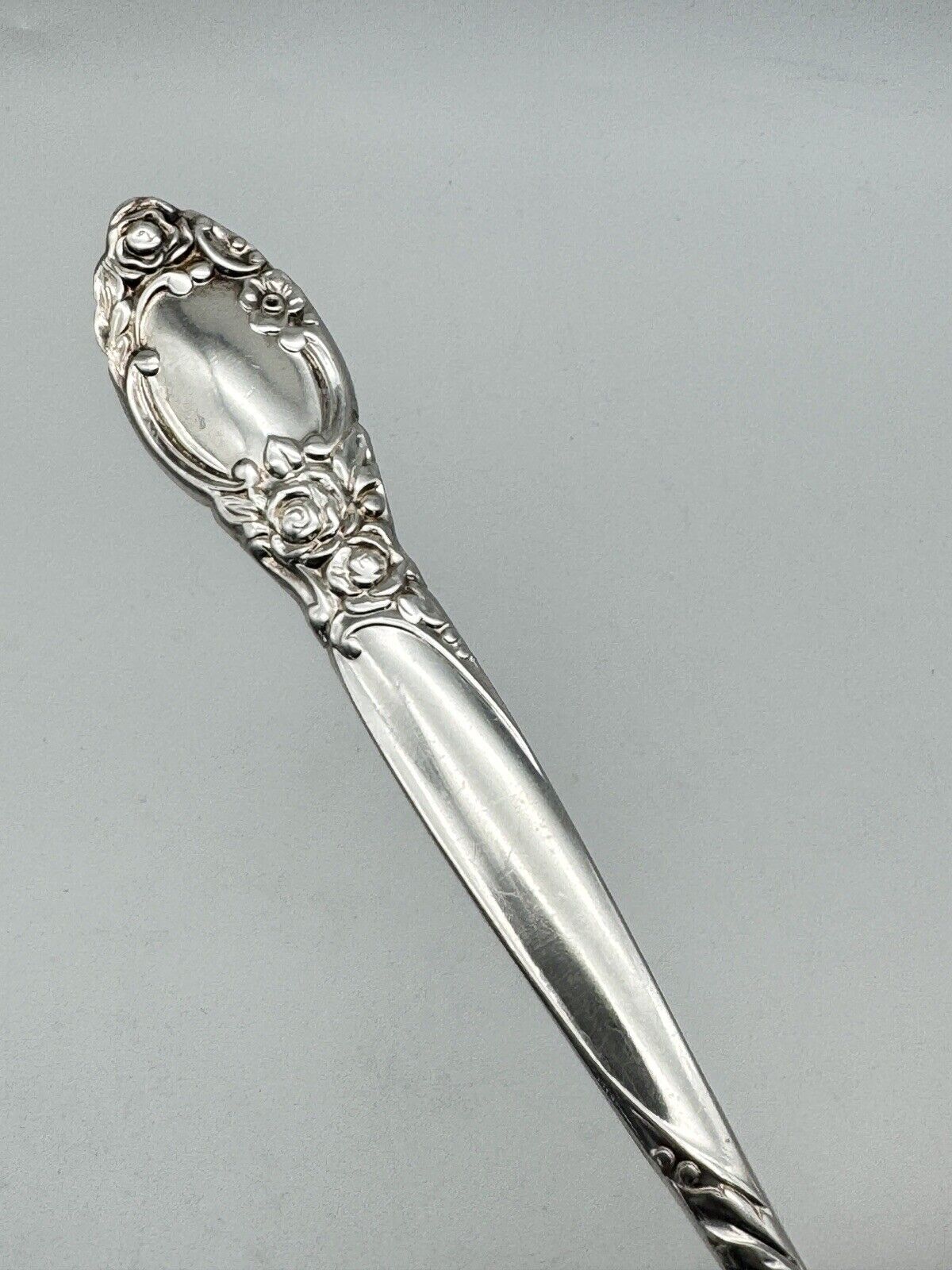 Ballad / Country Lane silverplate oneida Cold Meat Serving Fork