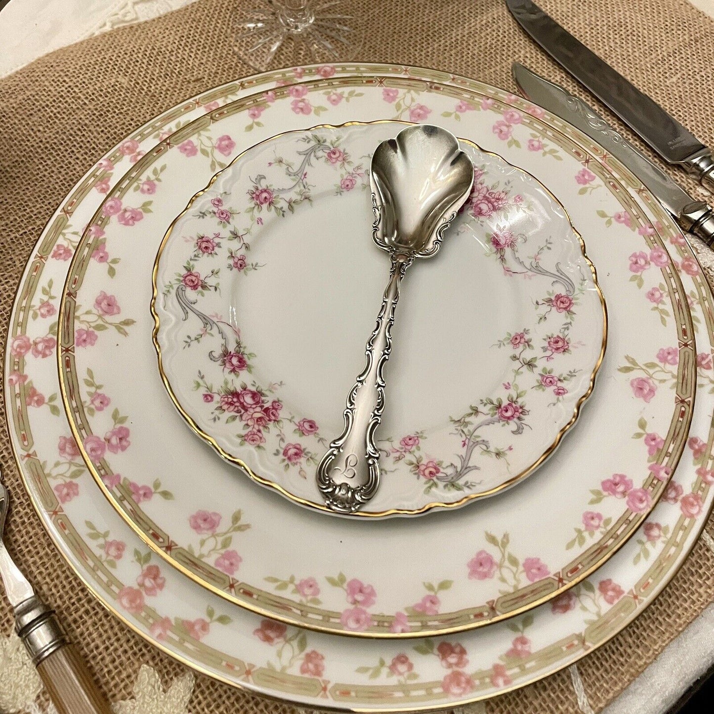 Strasbourg (Sterling, Lion-Anchor-G, 1897) Sugar Spoon Monogram T