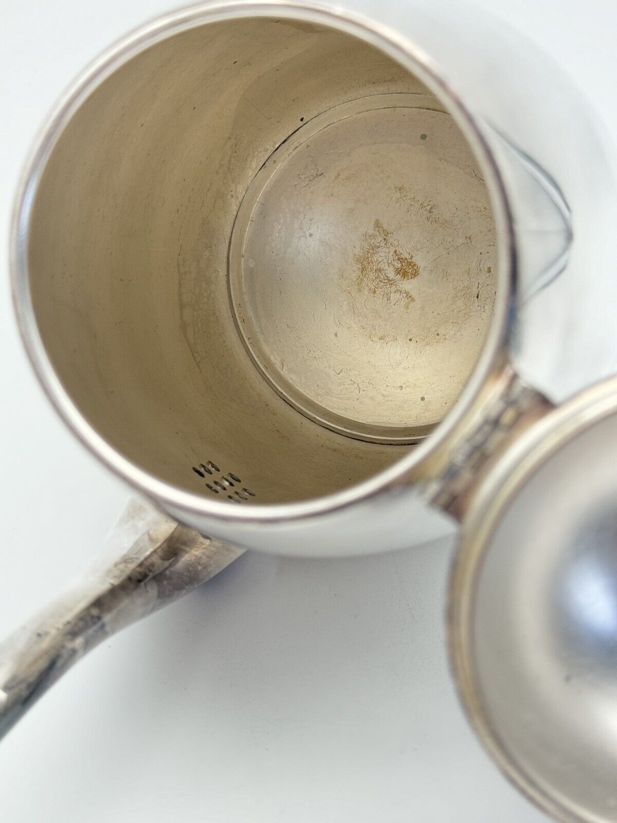 Vintage FB Rogers Silver Co Silver Plated Wood Handle Coffee Chocolate Pot