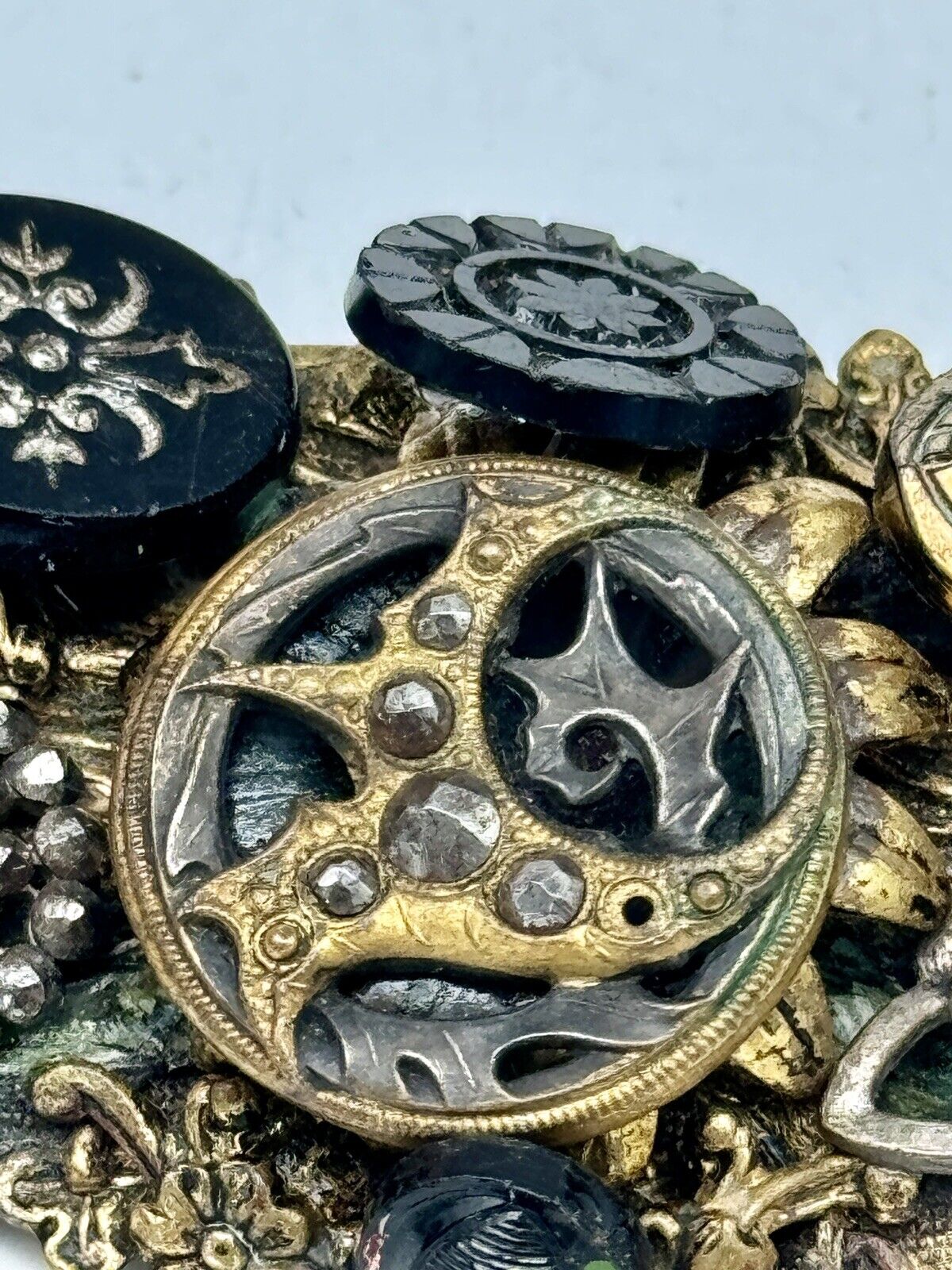 Vintage Large Steam Punk Brooch Victorian Style As Is‼️