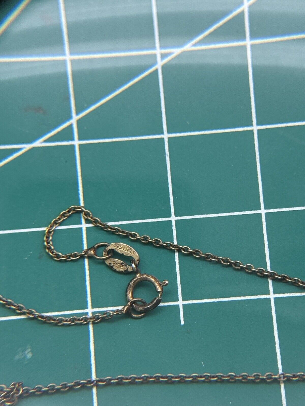 Victorian Gold Filled Brooch Pendant With Gold Plated 925 Sterling Chain 17.5”