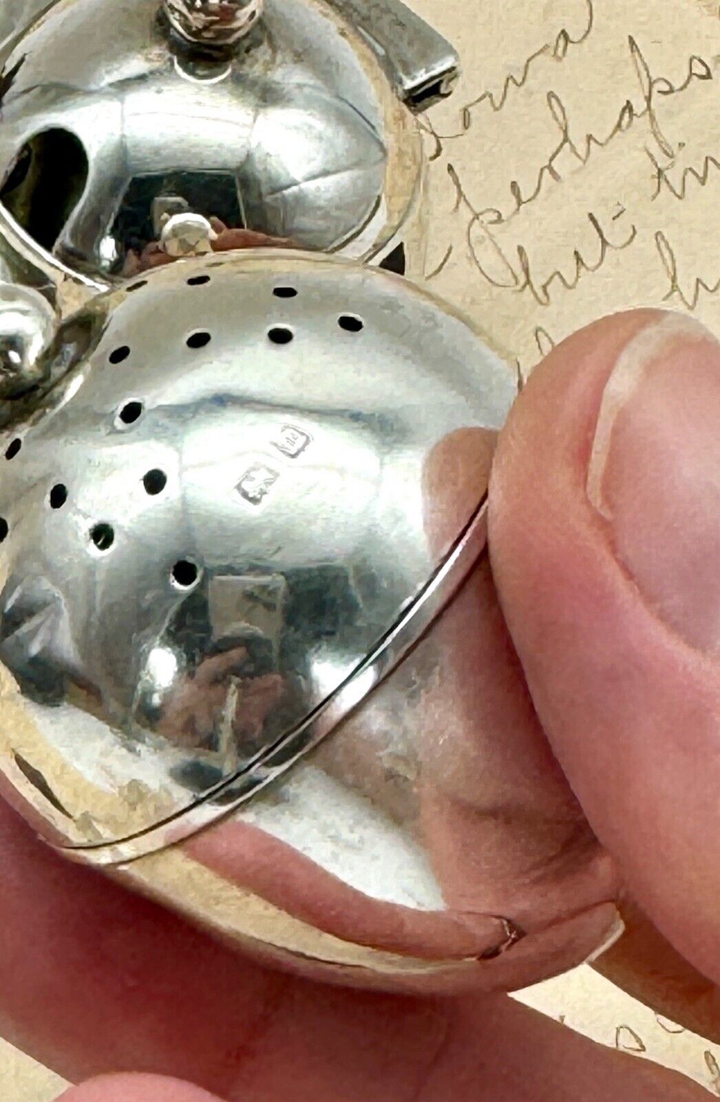 Antique ENGLISH Edwardian Style STERLING Cruet Set Salt, Pepper, Mustard AS IS‼️