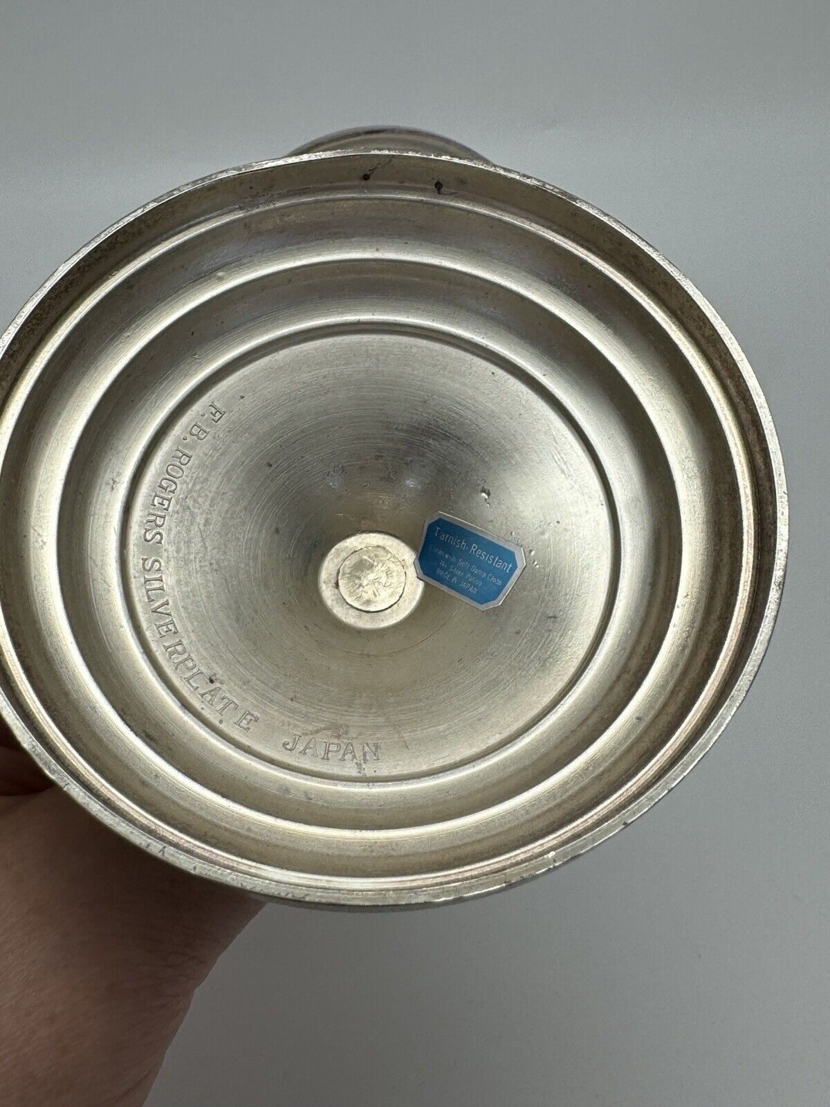 Pair Of Short Candle Holders Rogers Made In Japan VINTAGE Shabby Chic