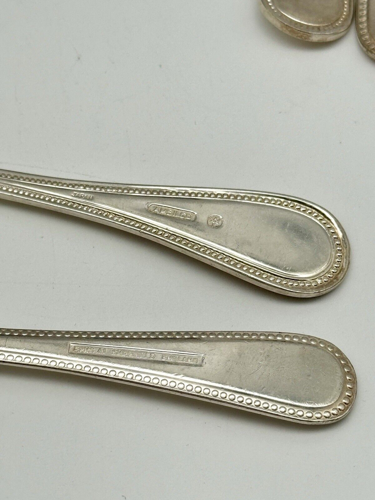 Antique Silverplate Middleton Pickle Castor No Lid With 12 Tea Spoons