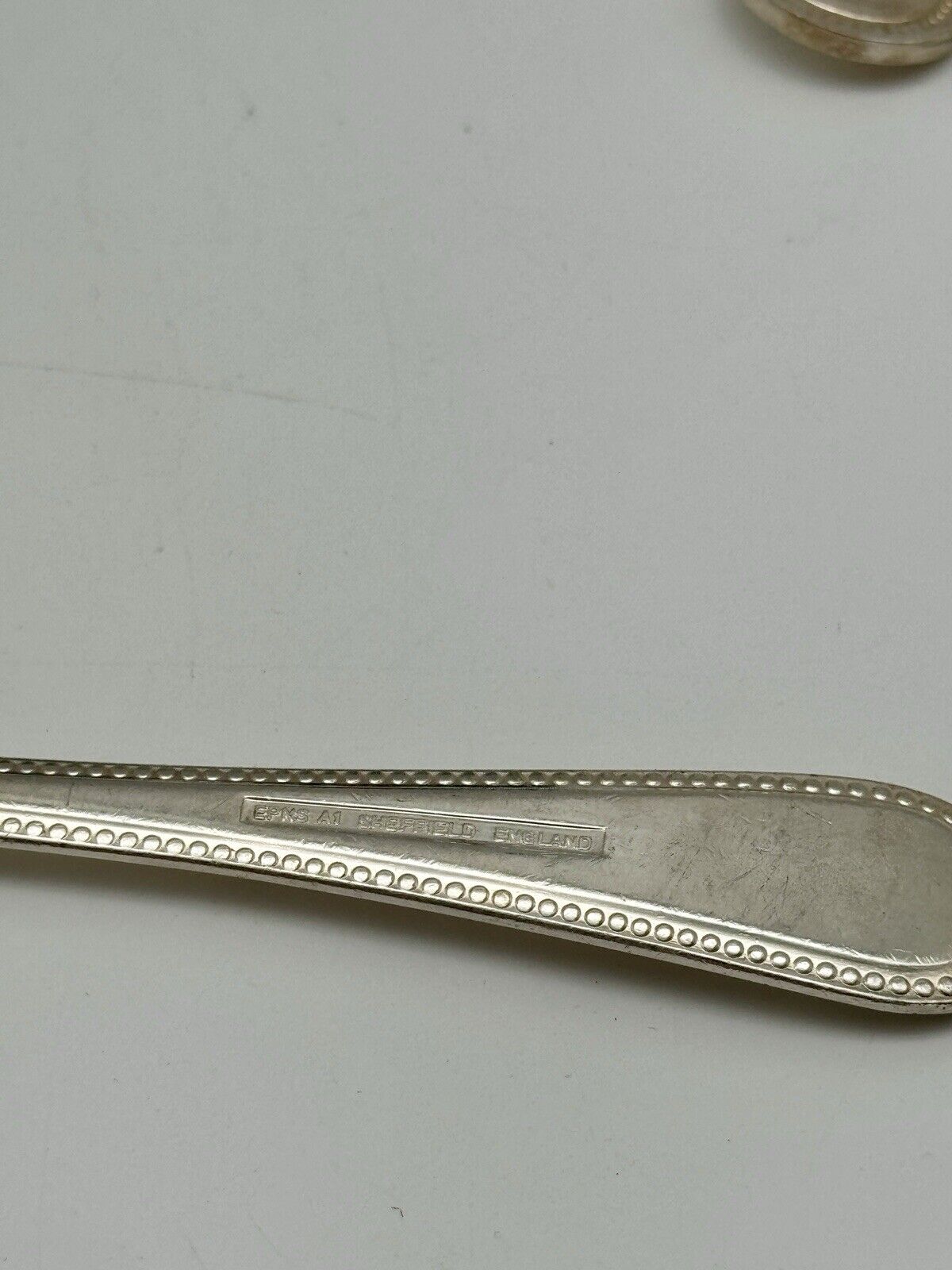 Antique Silverplate Middleton Pickle Castor No Lid With 12 Tea Spoons
