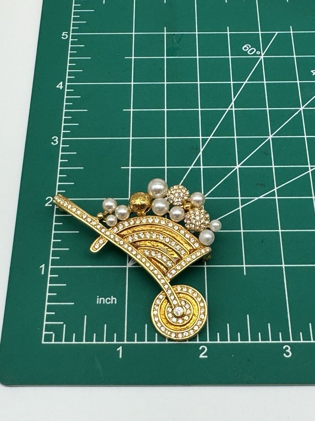 CAMROSE & Kross Jackie Kennedy Wheelbarrow Brooch READ‼️