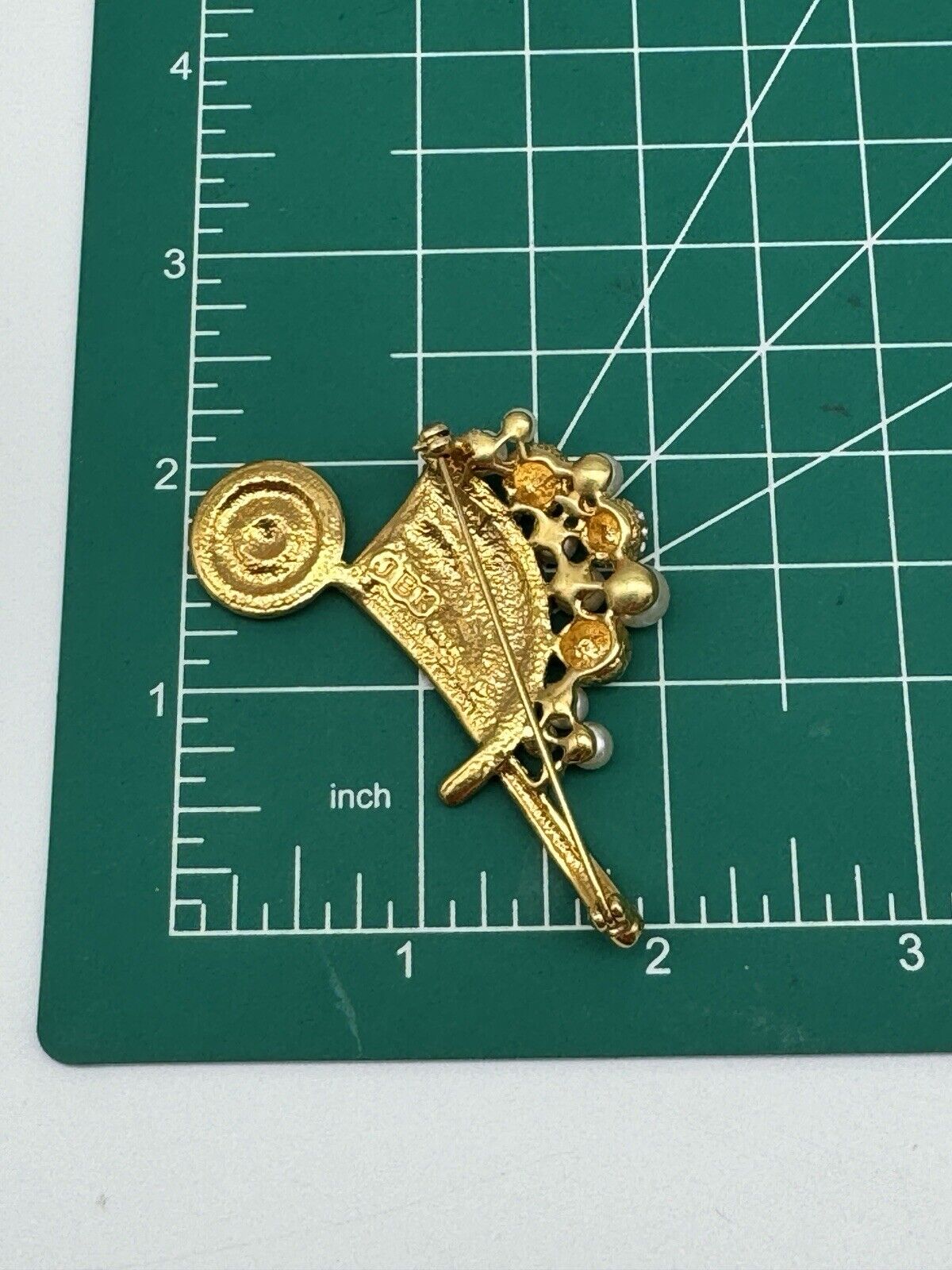 CAMROSE & Kross Jackie Kennedy Wheelbarrow Brooch READ‼️
