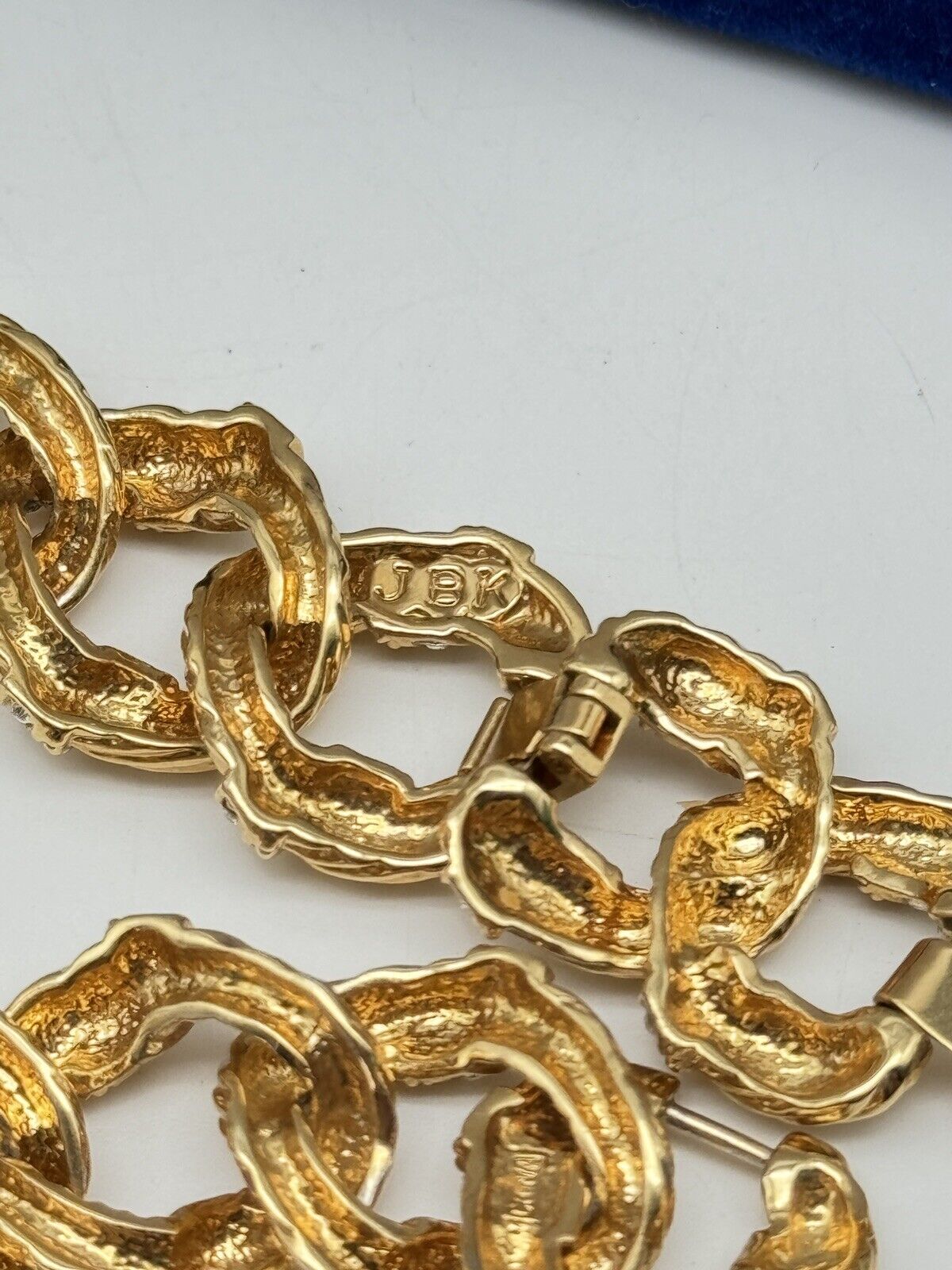 CAMROSE & KROSS JBK Jackie Kennedy Gold Tone/Rhinestone Bracelet ESTATE FIND