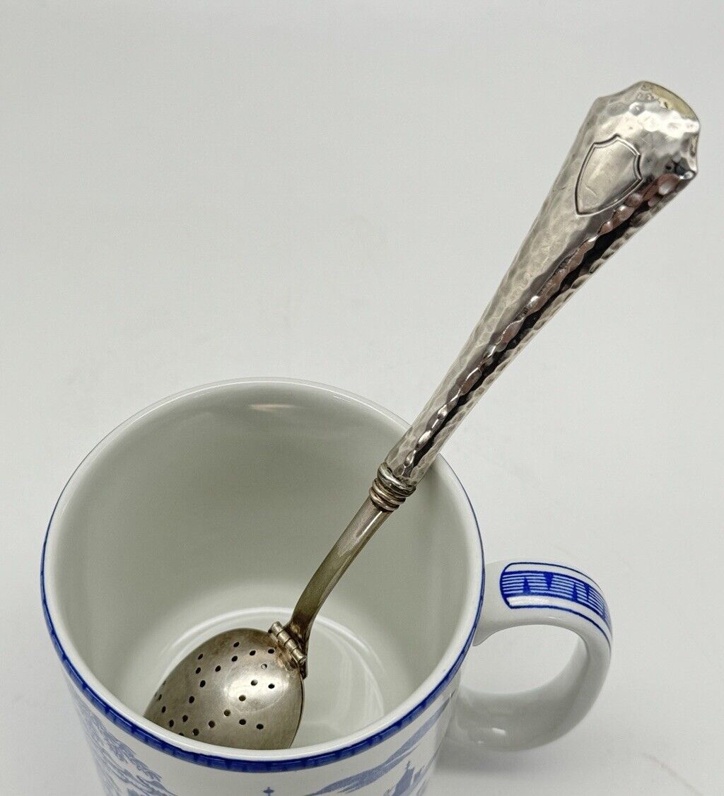 Sterling Silver Handled Tea Infuser Spoon Style No Monogram ESTATE FIND
