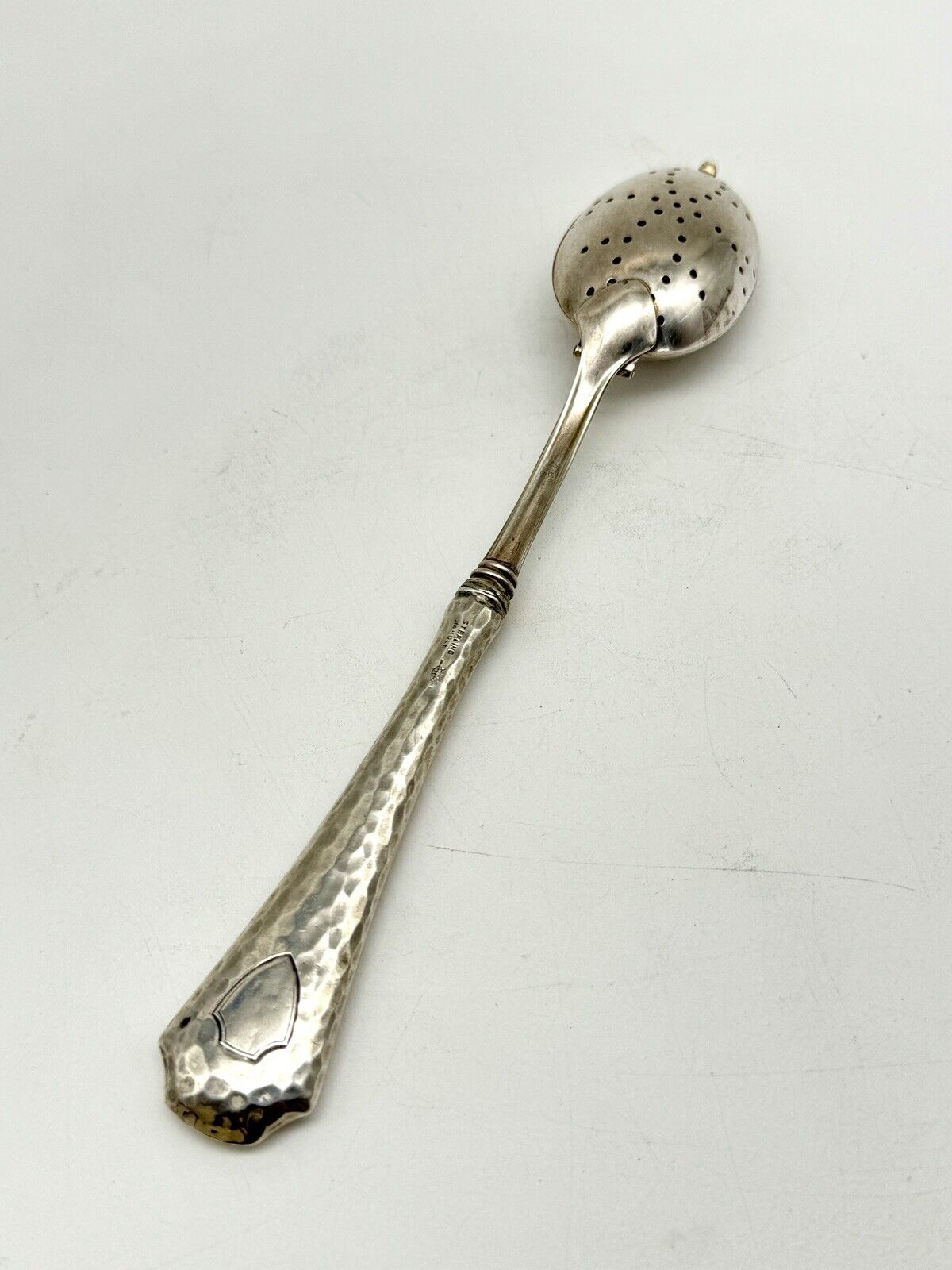 Sterling Silver Handled Tea Infuser Spoon Style No Monogram ESTATE FIND