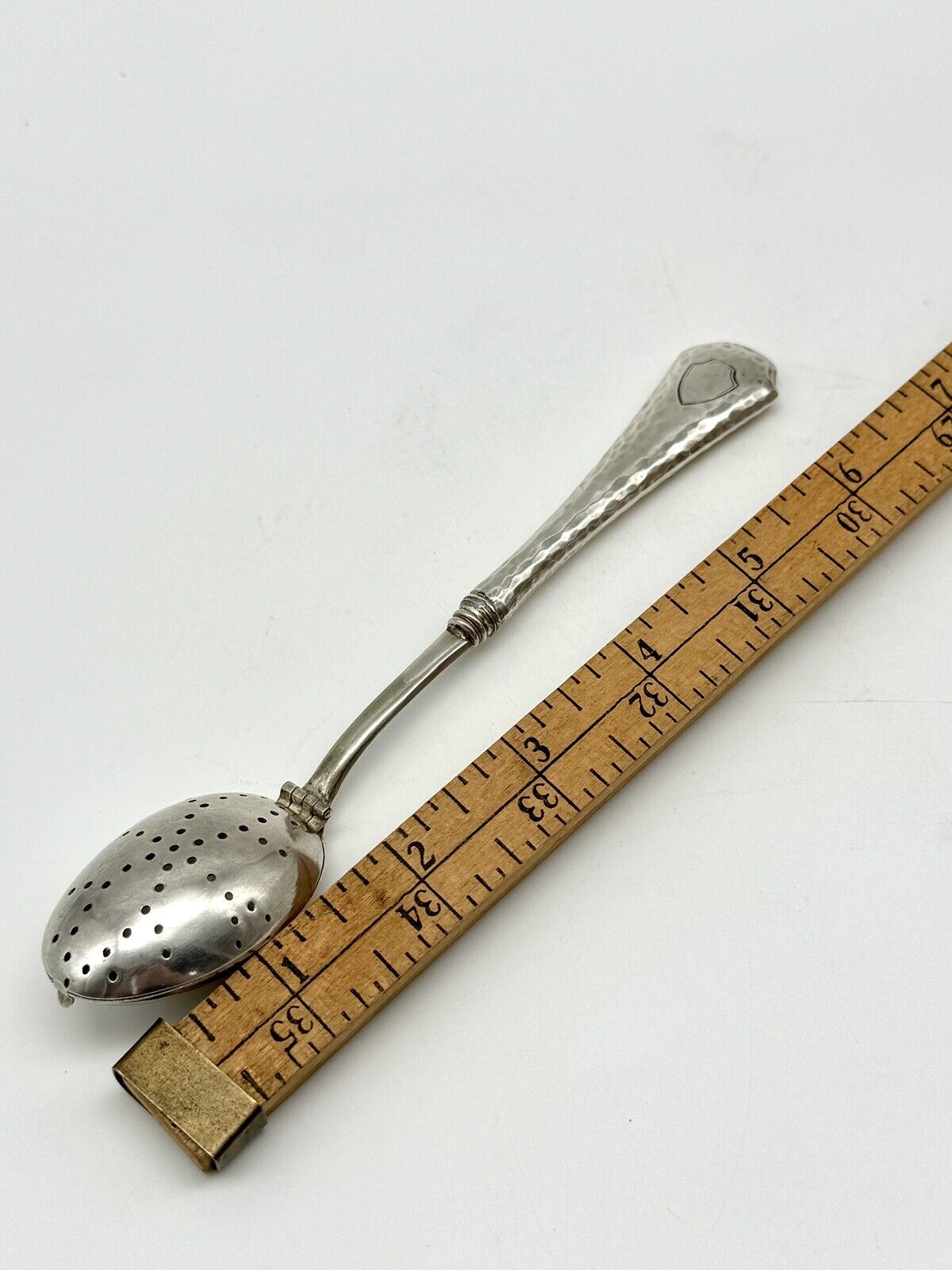Sterling Silver Handled Tea Infuser Spoon Style No Monogram ESTATE FIND