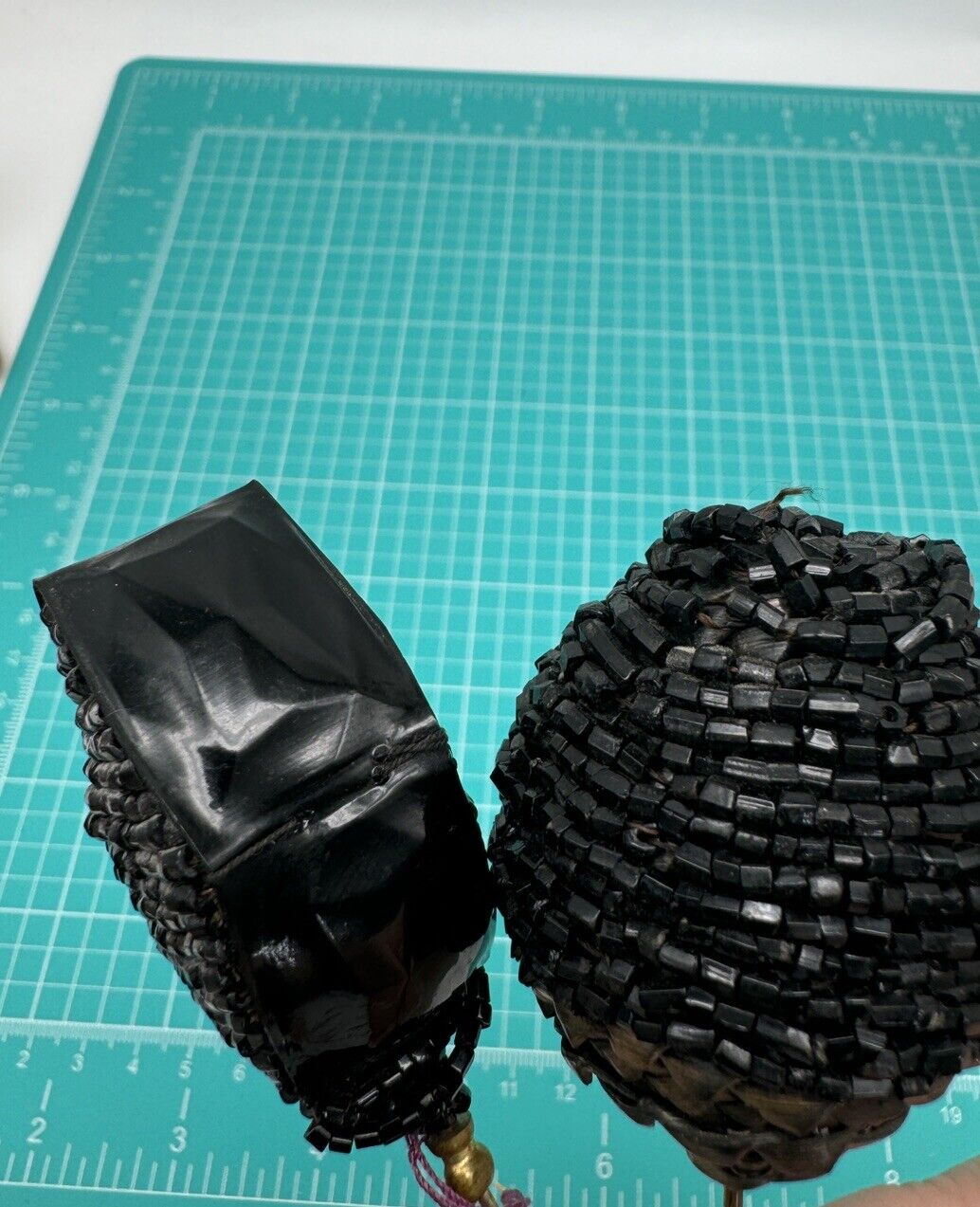 Pair Of 2 Black Vintage Hat Pins SOLD AS IS‼️