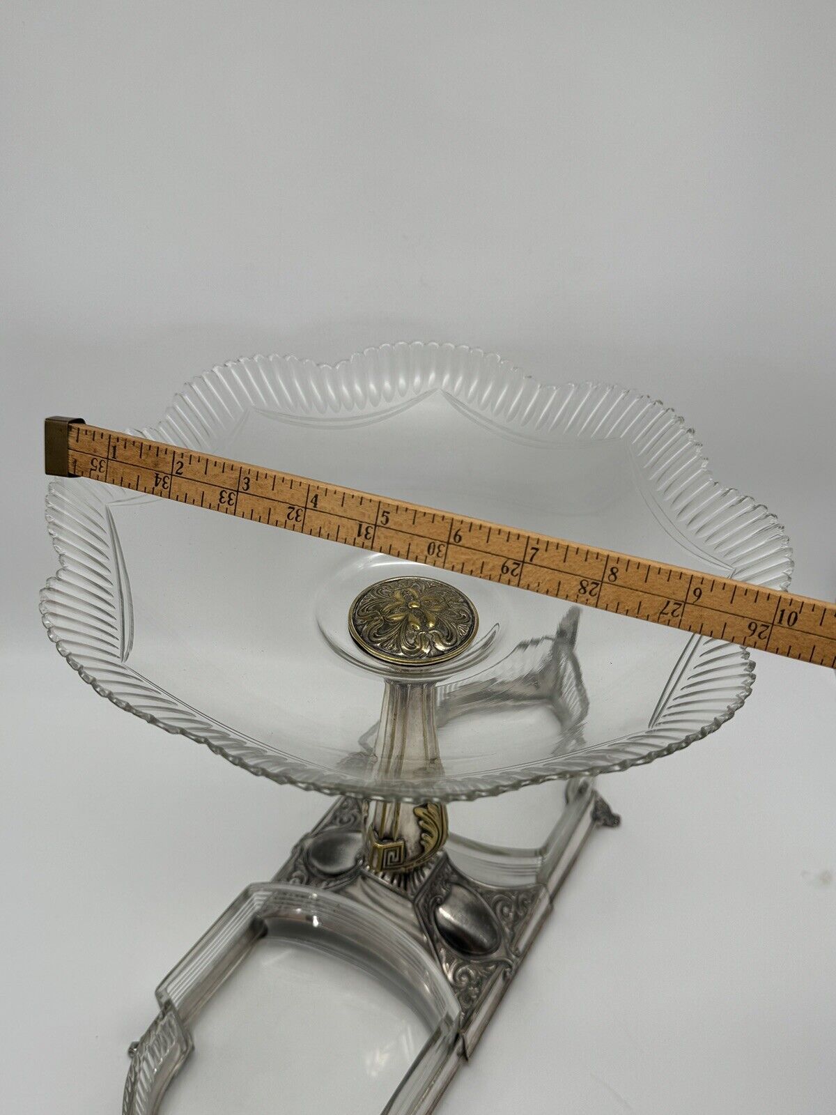 Art Deco WMF EPERGNE Center Piece EPERGNE Silver Plate Gondola Design RARE‼️