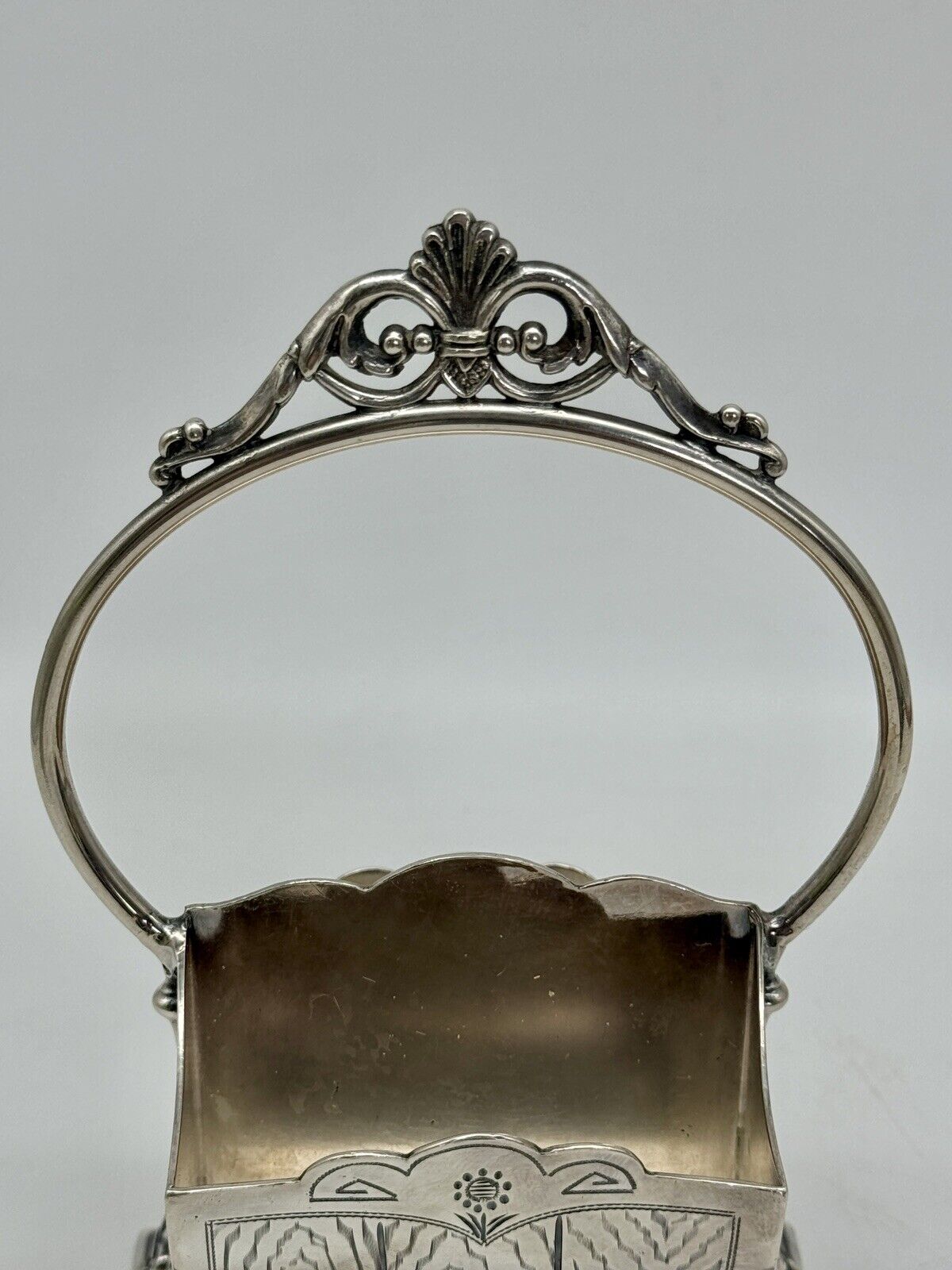 Antique Victorian Silver Plate Pipe Or Stand RARE SIMPSON HALL MILLER