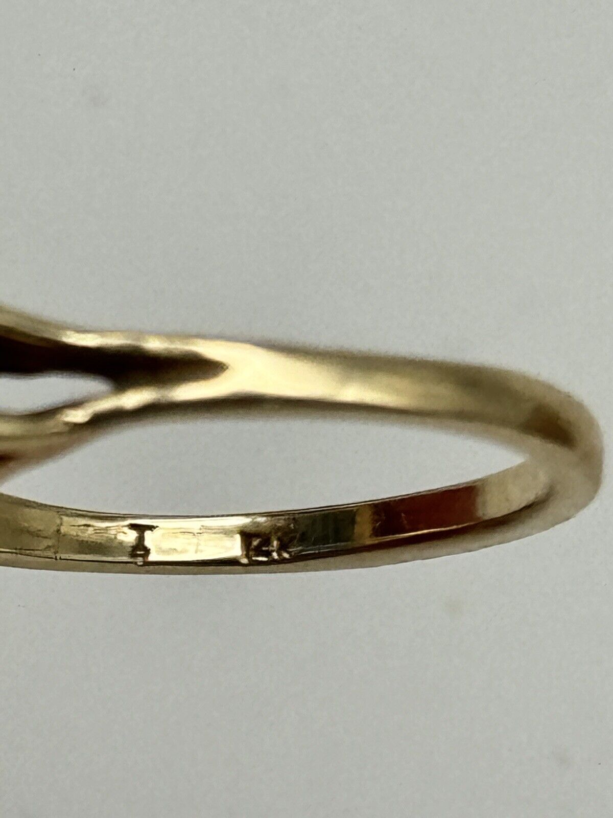 Vintage 14kt Gold Swiss Topaz Cocktail Ring Size 6.5 ESTATE FIND