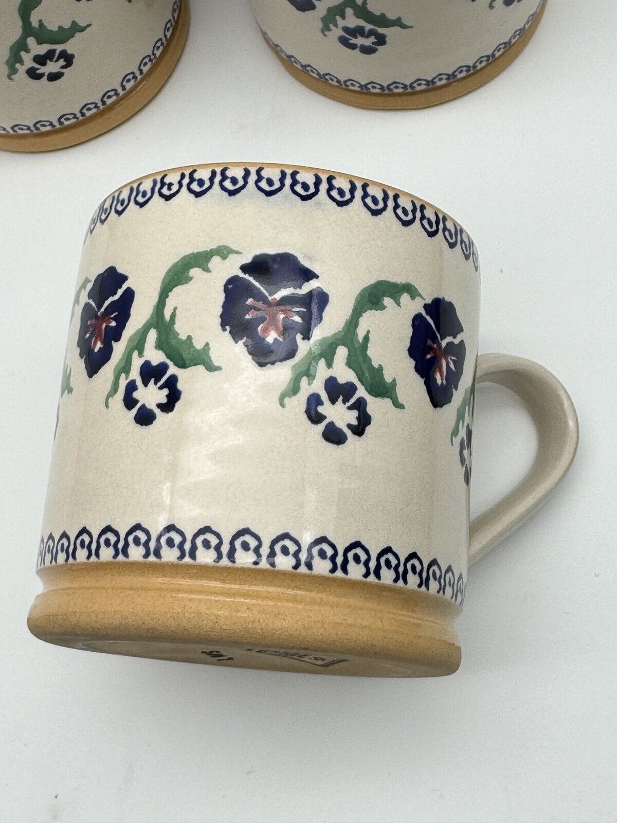 Nicholas Mosse Pansy Pottery Mug Set of 4