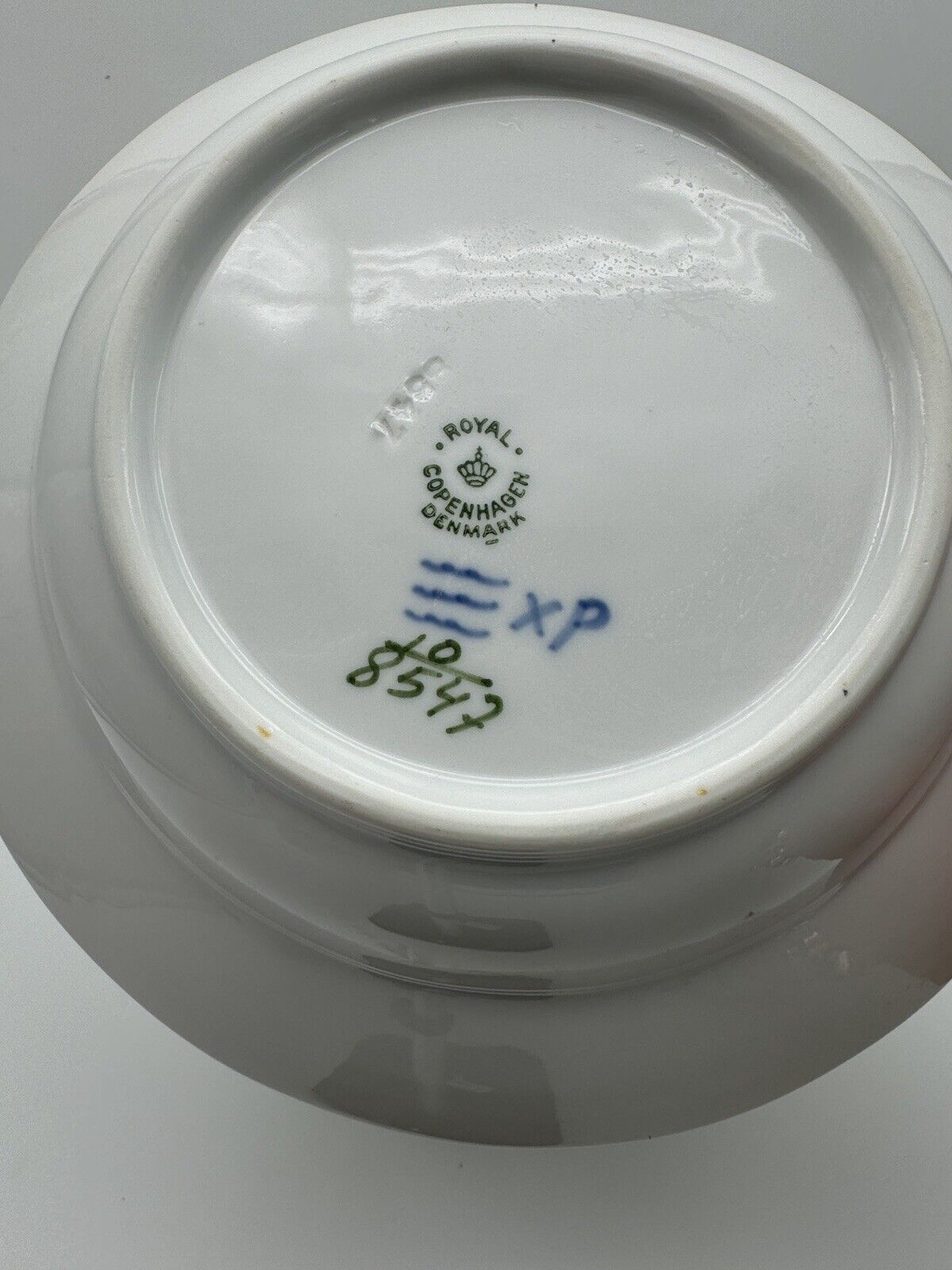 Set Of 6 Royal Copenhagen Blue Flower Bowl Soup Plate 8 3/8”
