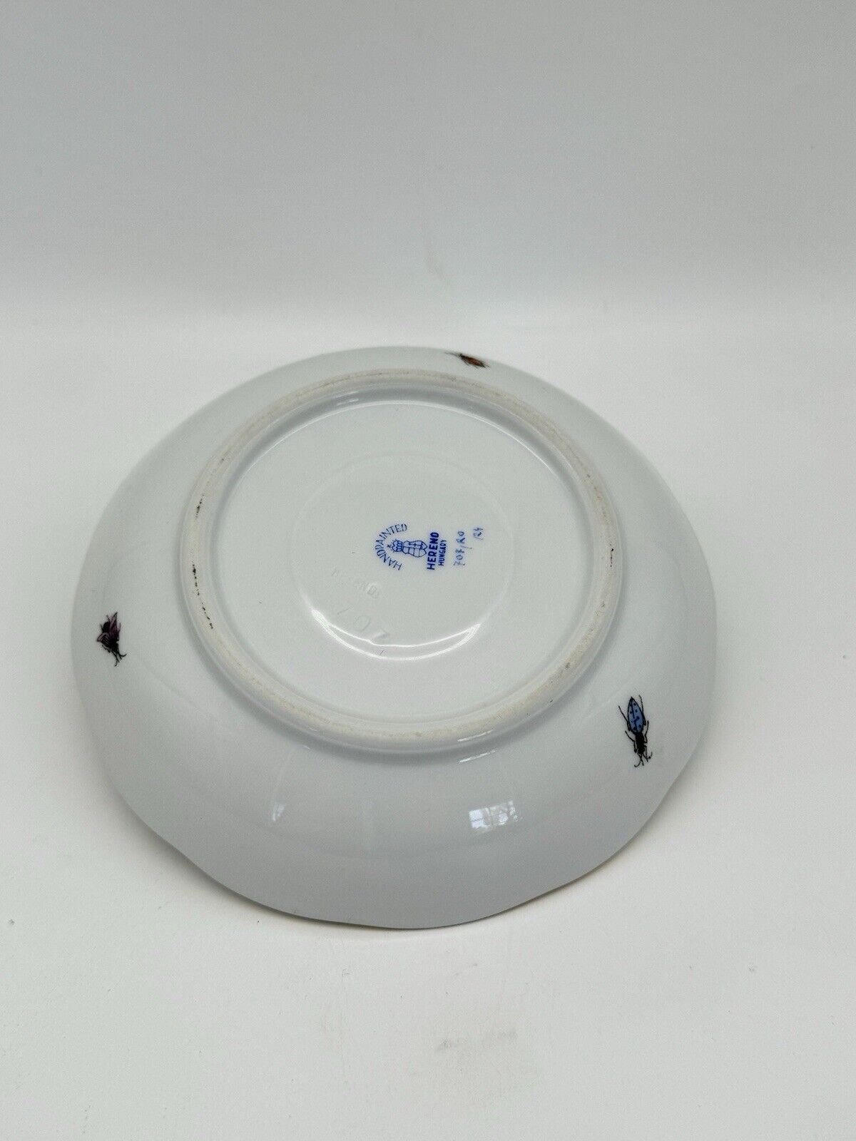 Herend Rothschild Bird 5.5” Saucer Estate Find