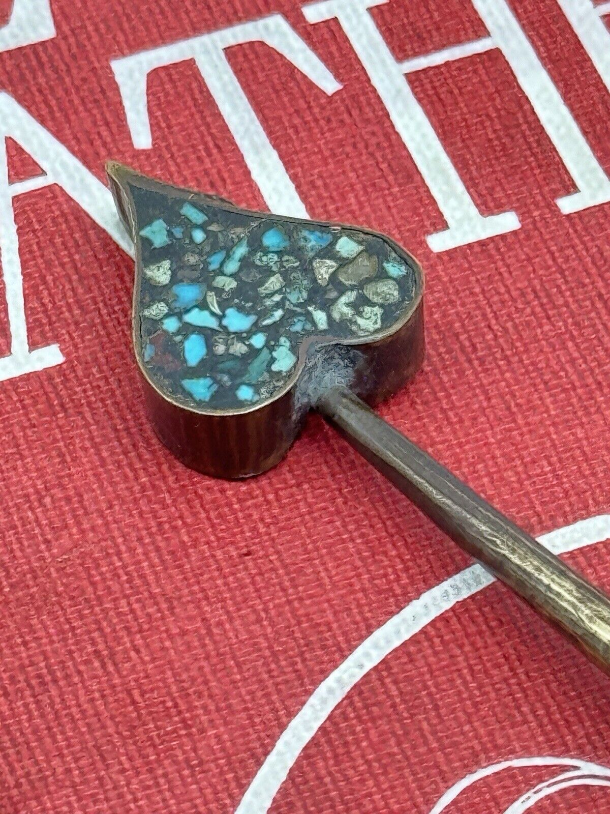 Vintage Metal Dip Ink Pen Heart Design Artisan Made Ornamental Only‼️