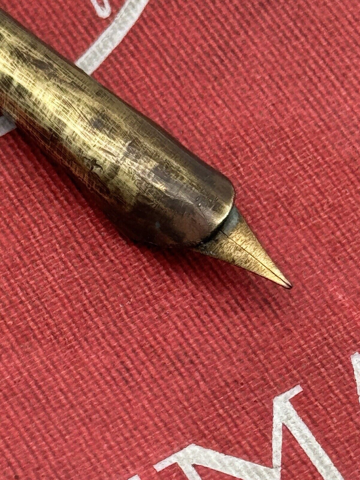 Vintage Metal Dip Ink Pen Heart Design Artisan Made Ornamental Only‼️