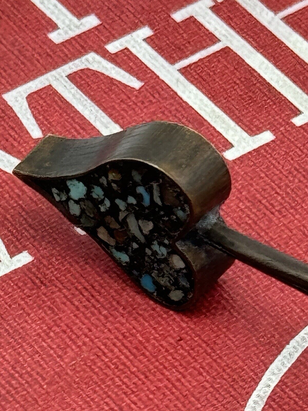 Vintage Metal Dip Ink Pen Heart Design Artisan Made Ornamental Only‼️