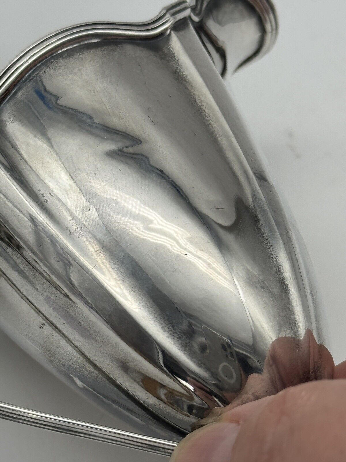 Gorham PLYMOUTH Sterling Silver Creamer & Sugar Monogrammed Small Dents‼️
