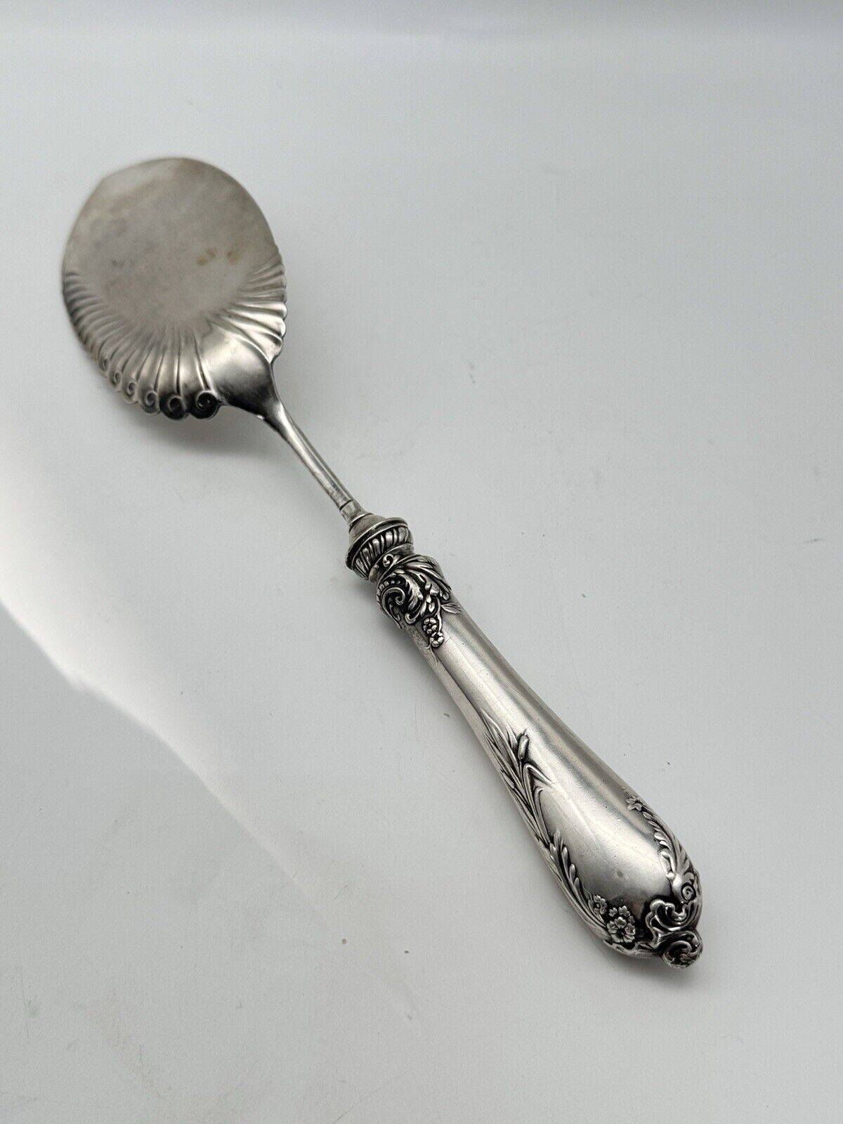 Antique Serving Piece Silverplate FISH, Pies, Entrees Unmarked Ca 13.5” L