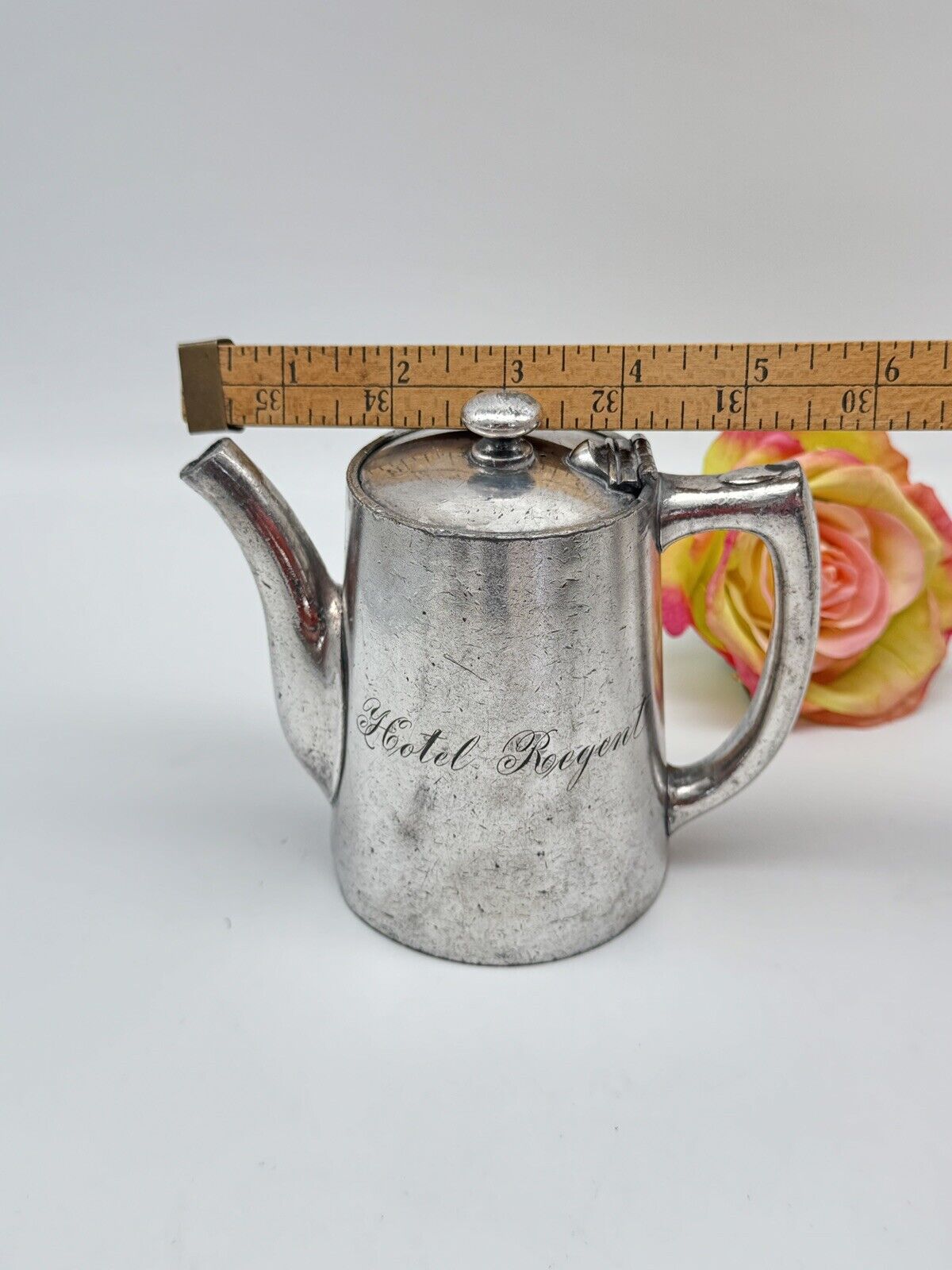 Antique Quadruple Silverplated Hotel Regent Coffee Tea Pot ESTATE FIND