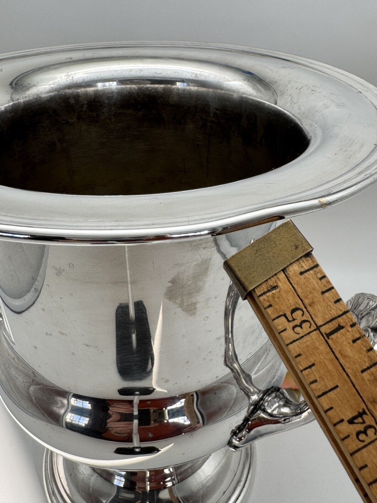 VINTAGE Newport Gorham Silverplate Urn Trophy STYLE Champagne Ice Bucket 10"