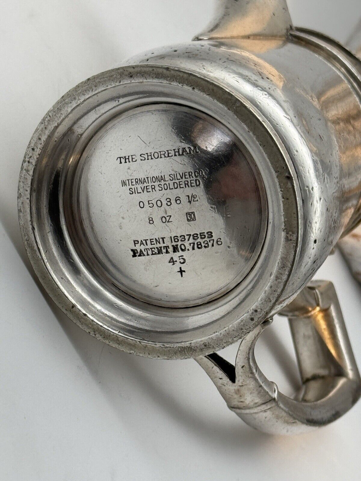 Vintage Silver Soldered Hotel Tea Pot THE SHOREHAM 8oz
