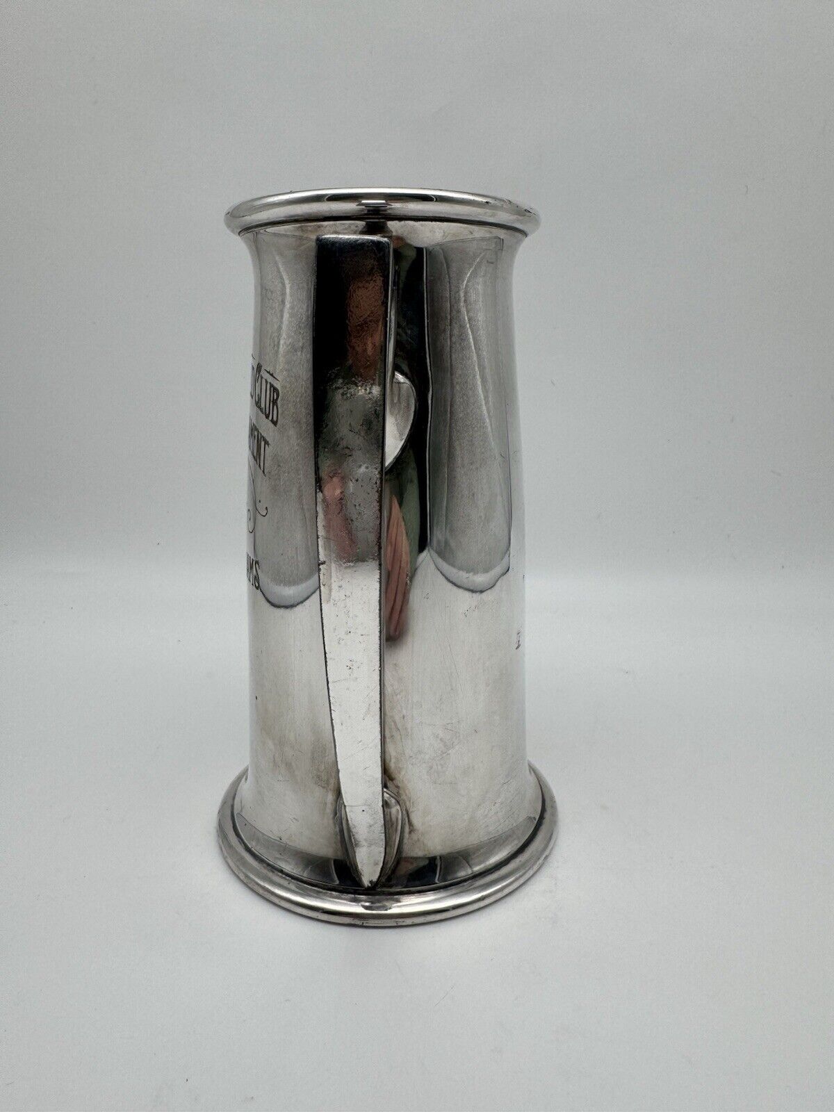 1919 ART NOUVEAUX Loving Cup Sherwood Field Club Tennis Tournament Trophy Silver Plate