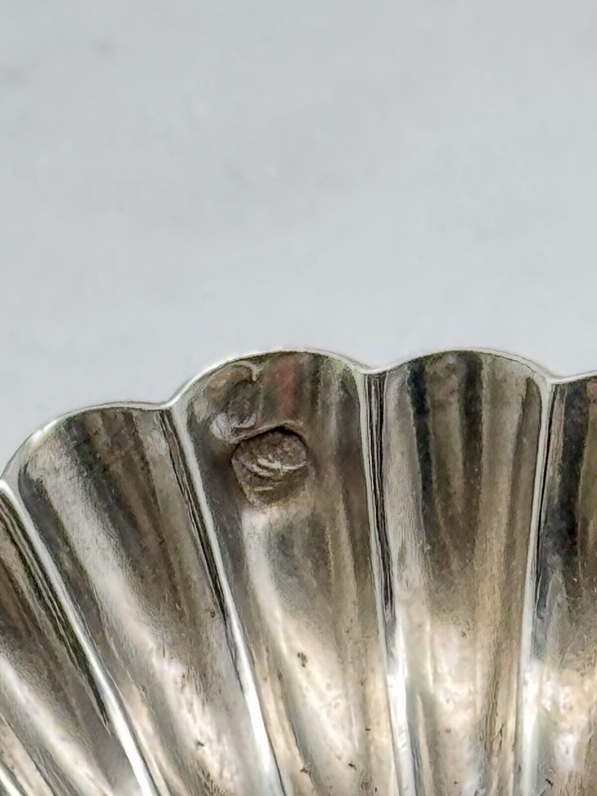 Vintage Shell Dish Portuguese Solid Silver Hallmarked 833