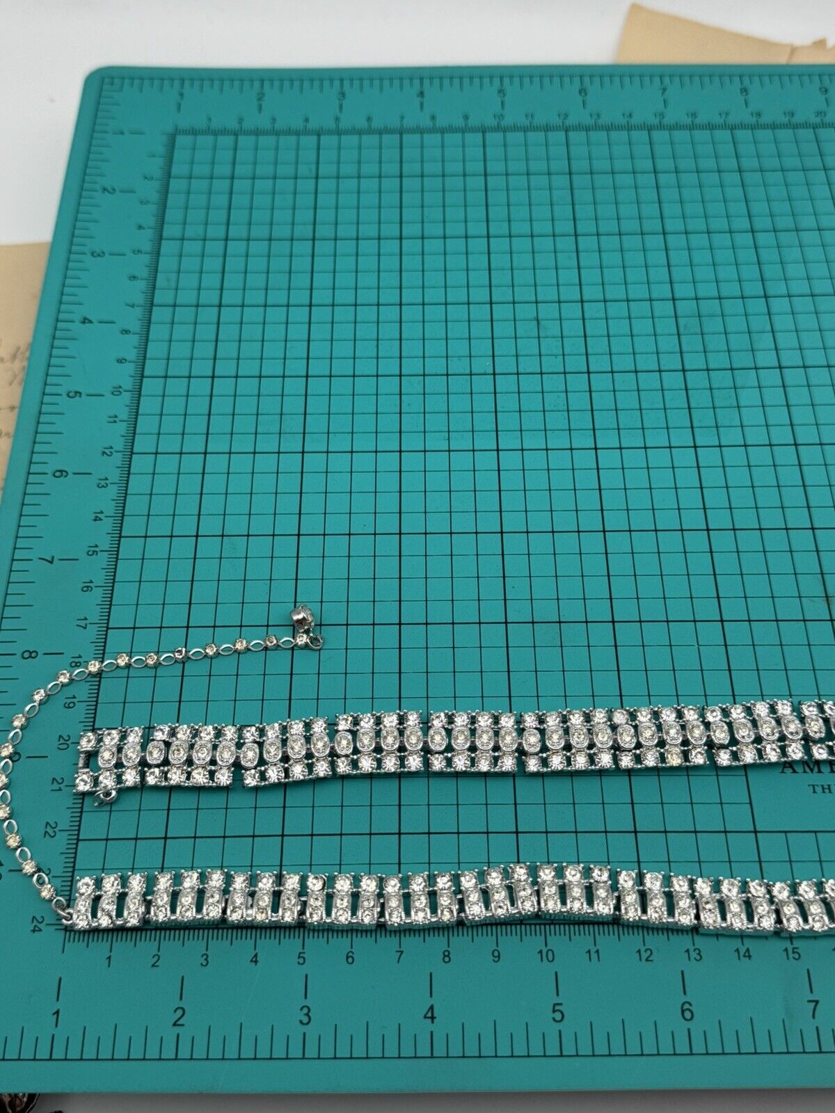 Vintage SIGNED Sarah Coventry Demi Parure Silvertone Clear Rhinestone