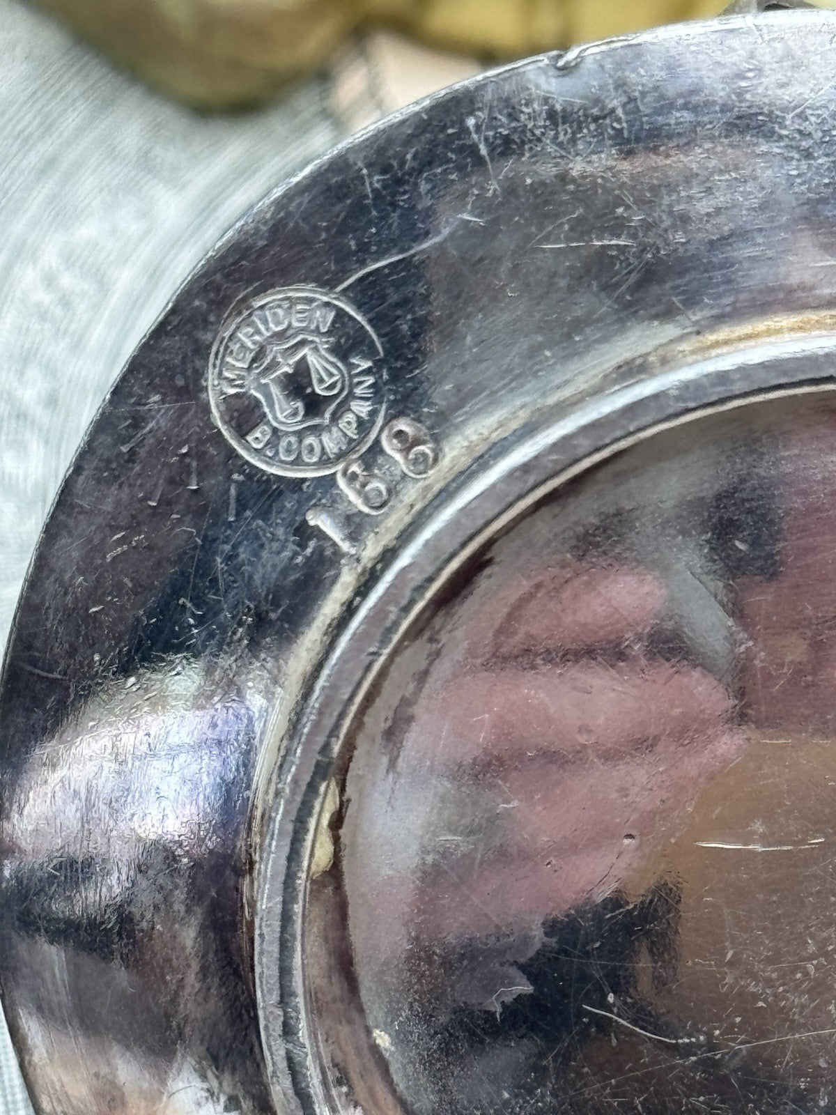 Victorian Aesthetic Movement Napkin Ring Water Lily by Meriden AS IS‼️