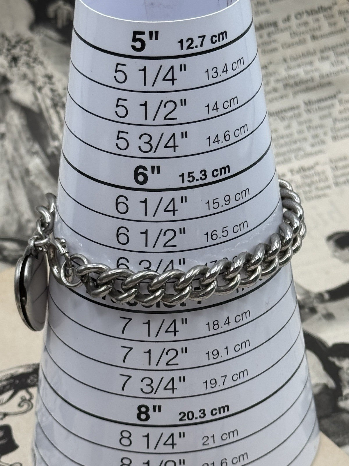 Vintage Silverplate Bracelet With Heart Locket