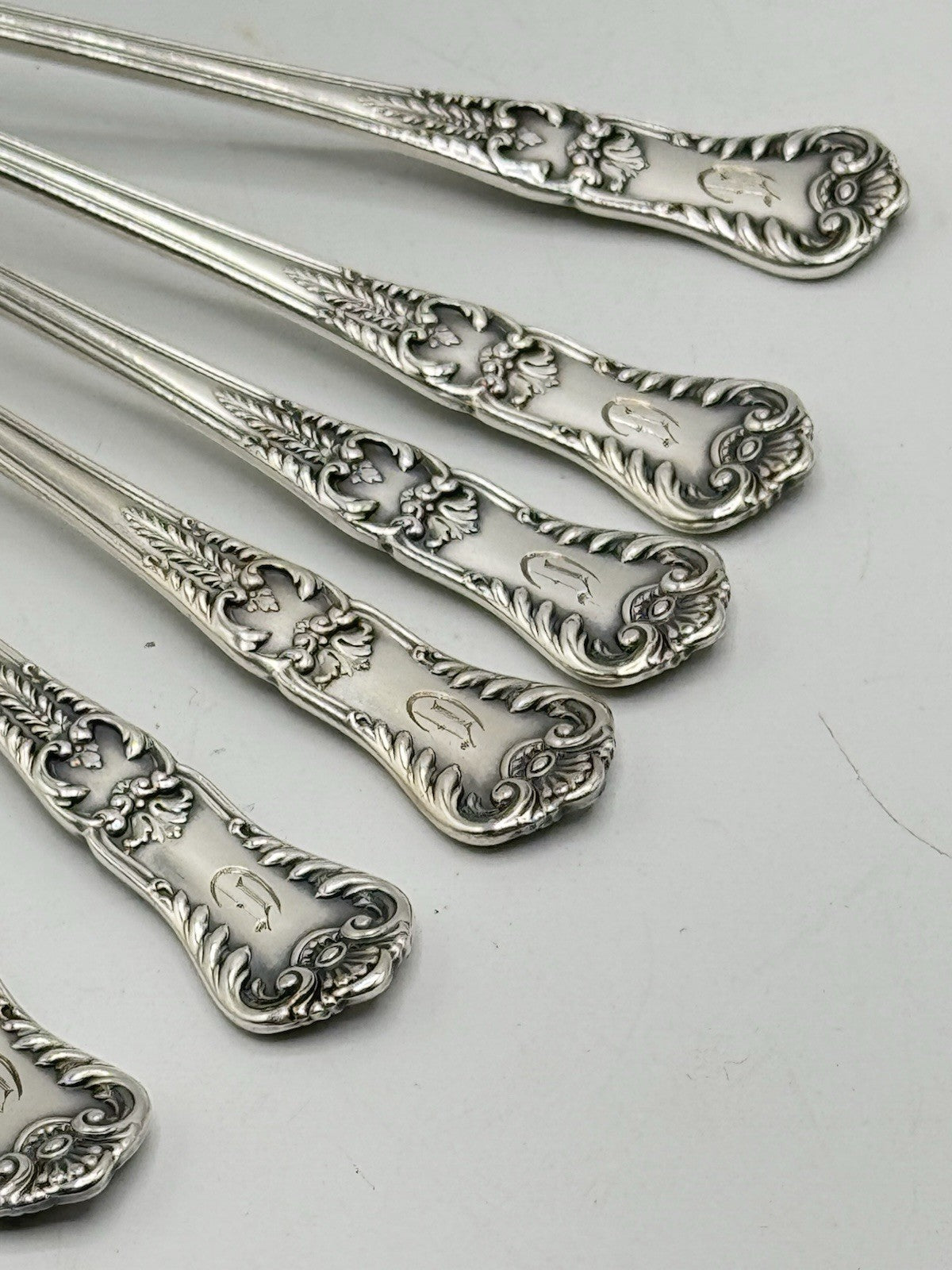 Set of 12 ANTIQUE Cocktail Forks Gorham RICHMOND 1897 Monogram D RARE‼️