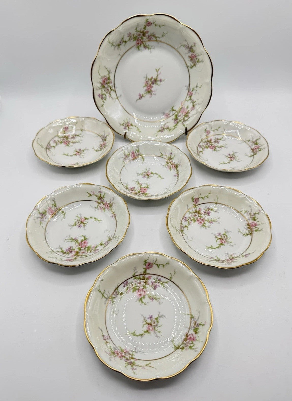 7 Piece Set ROSALINDE HAVILAND Bowl Set FRANCE NEW YORK