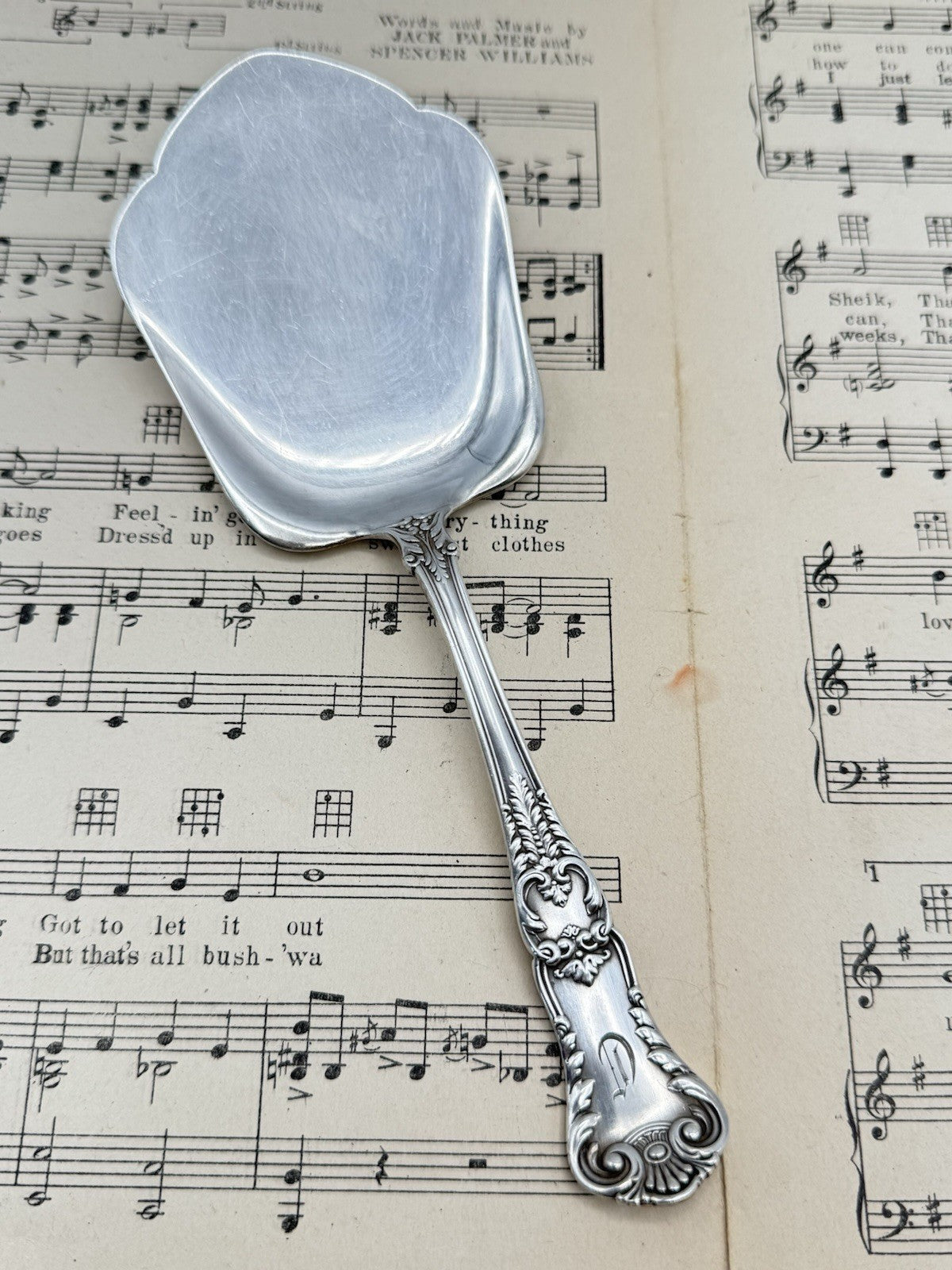 Antique Silverplate GORHAM Richmond 1897 Serving Piece Monogram