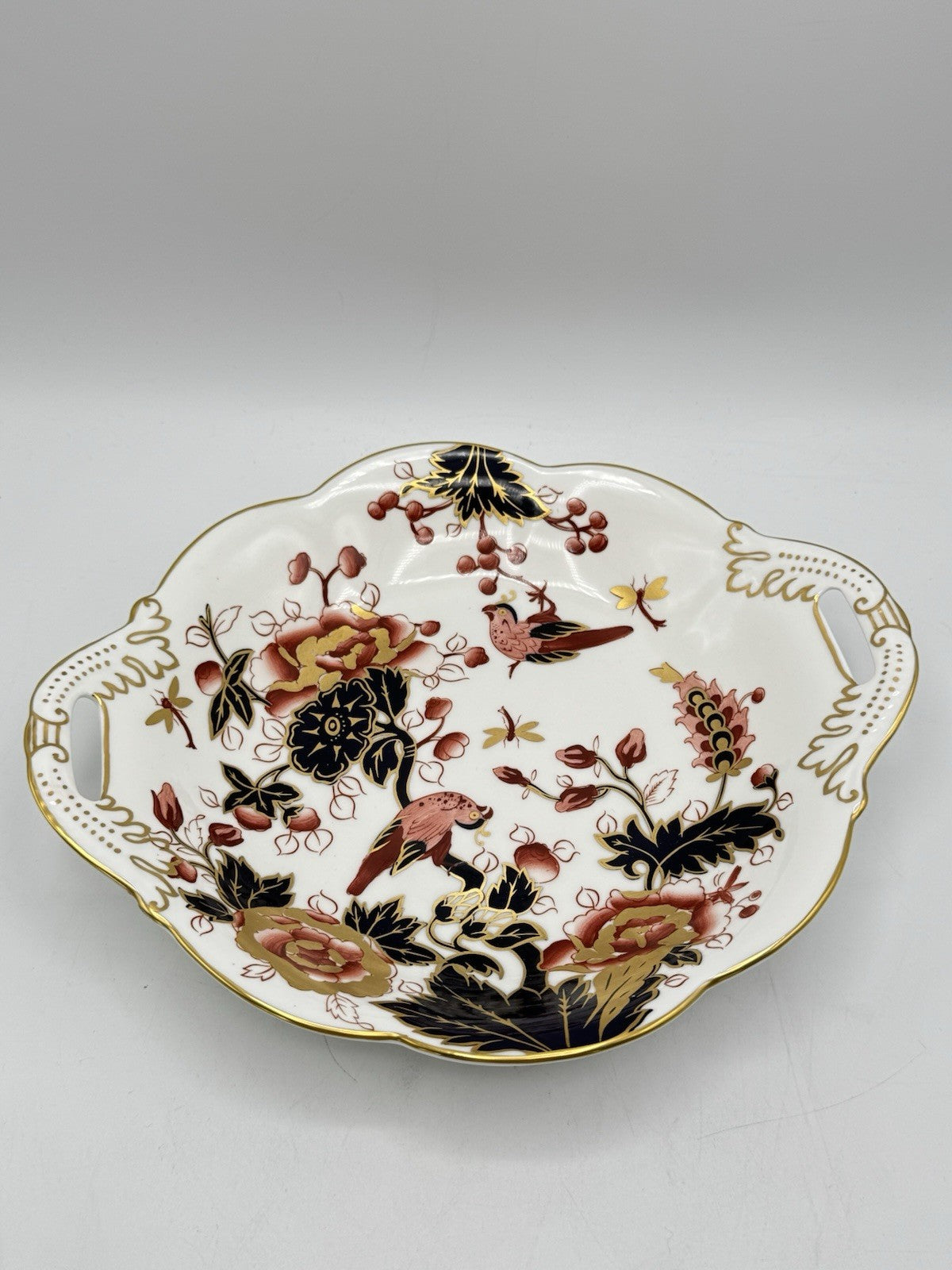 COALPORT "Hong Kong" Pattern Dish Bone China Oval Bonbon Serving Trinket Soap