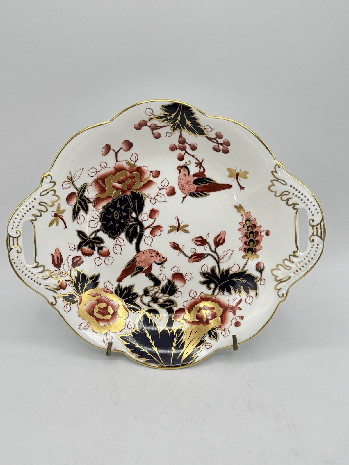 COALPORT "Hong Kong" Pattern Dish Bone China Oval Bonbon Serving Trinket Soap