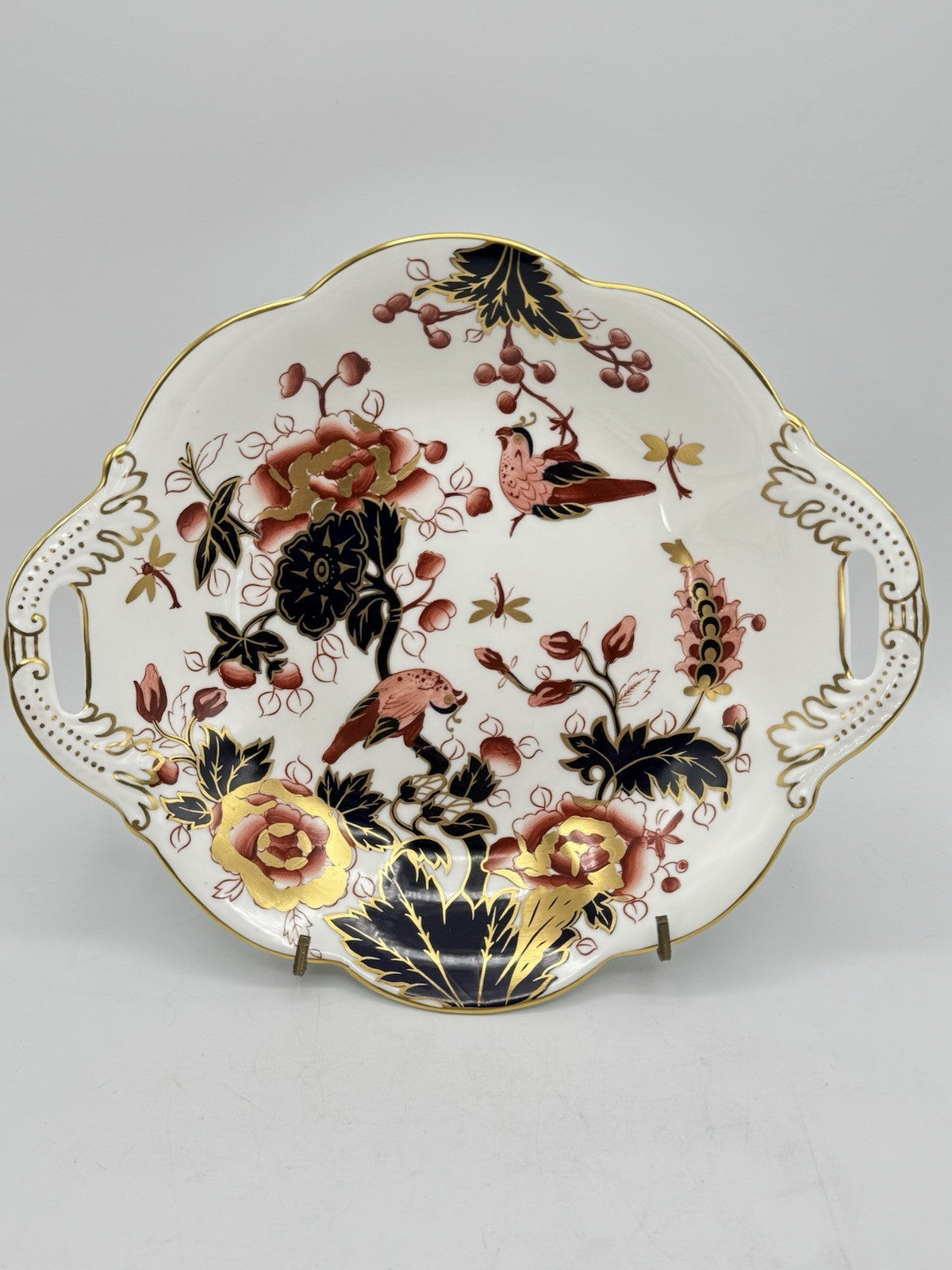COALPORT "Hong Kong" Pattern Dish Bone China Oval Bonbon Serving Trinket Soap